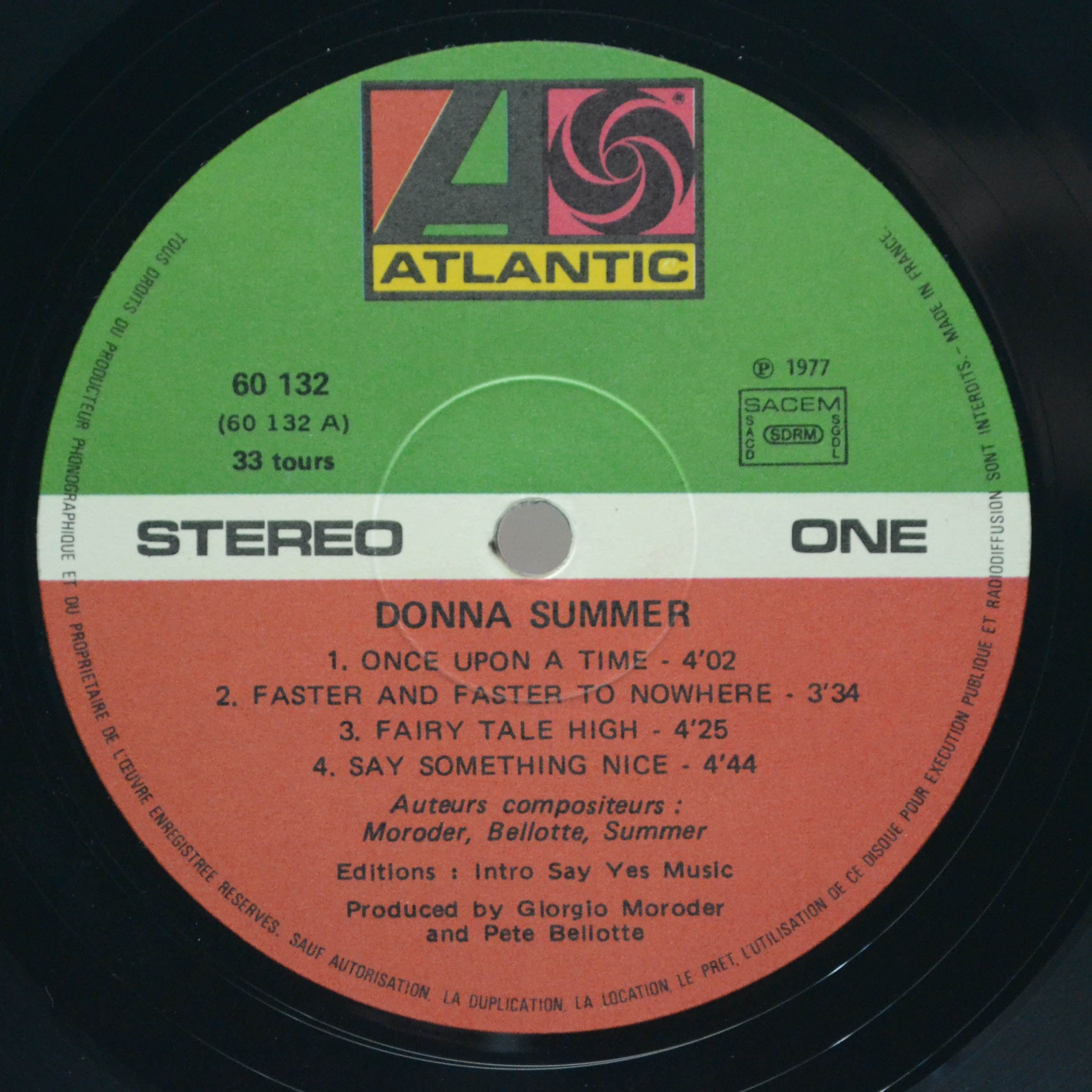 Виниловая пластинка Donna Summer — Once Upon A Time... (2LP), 1977