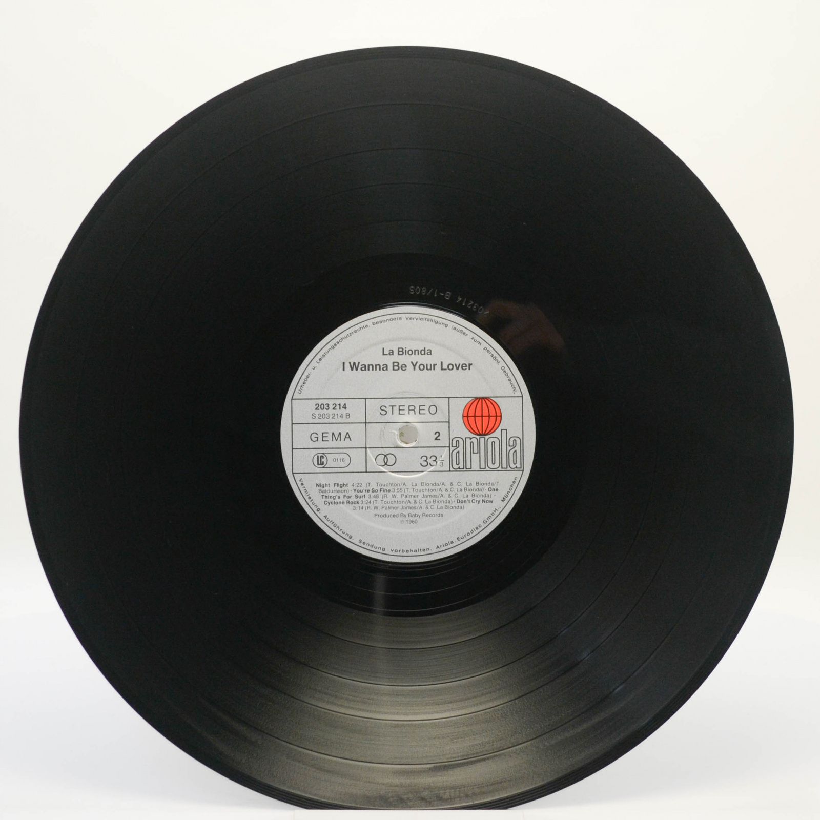 La Bionda — I Wanna Be Your Lover, 1980