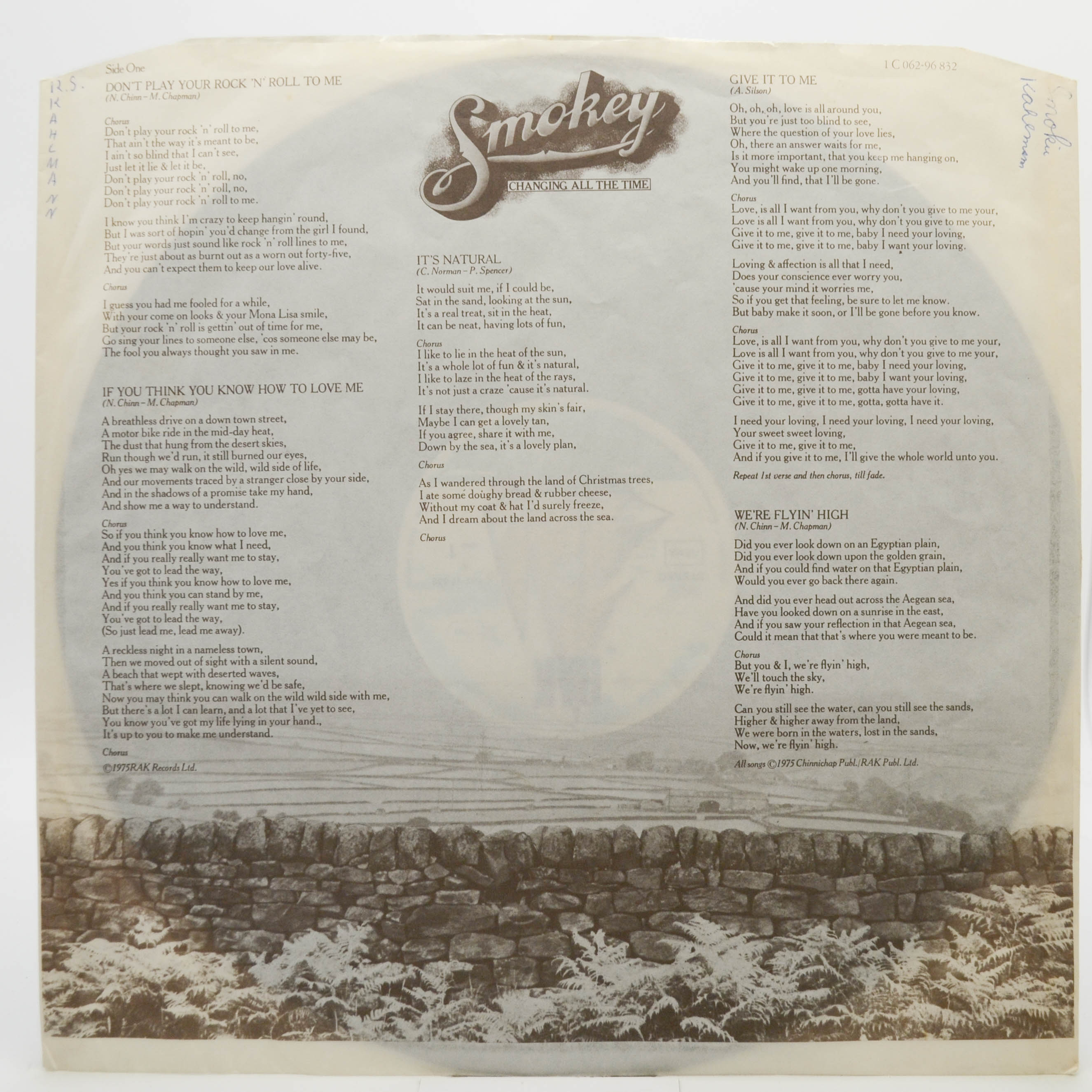 Smokey — Changing All The Time, 1975