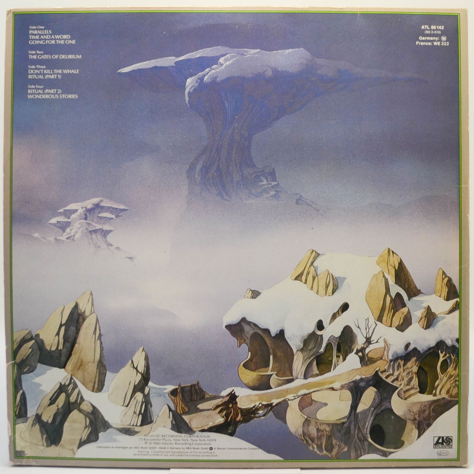 Виниловая пластинка Yes — Yesshows (2LP), 1980