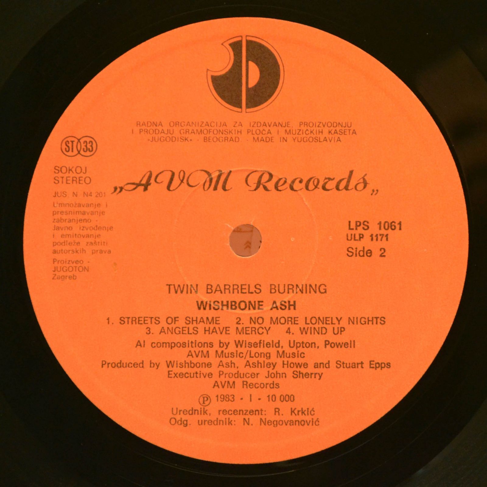 Виниловая пластинка Wishbone Ash — Twin Barrels Burning, 1983