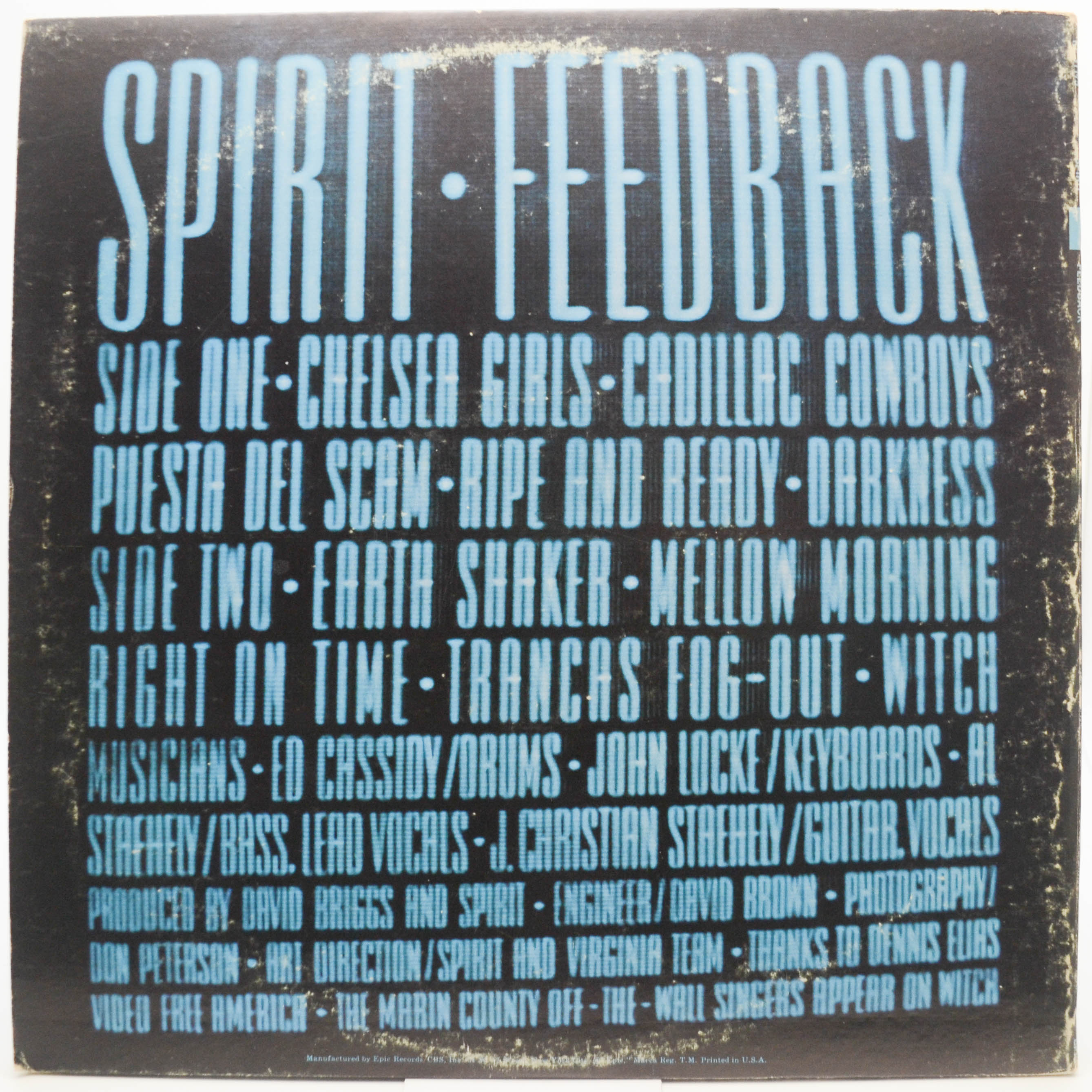 Spirit — Feedback (1-st, USA), 1972