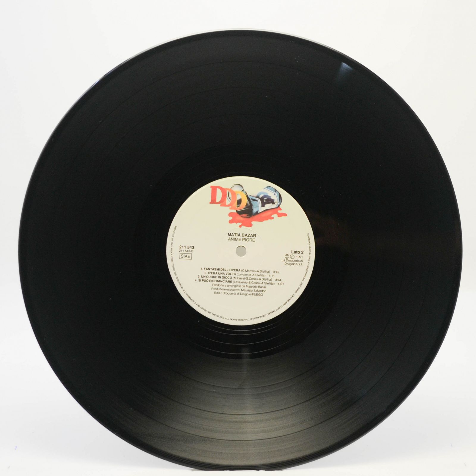 Matia Bazar — Anime Pigre (1-st, Italy), 1991