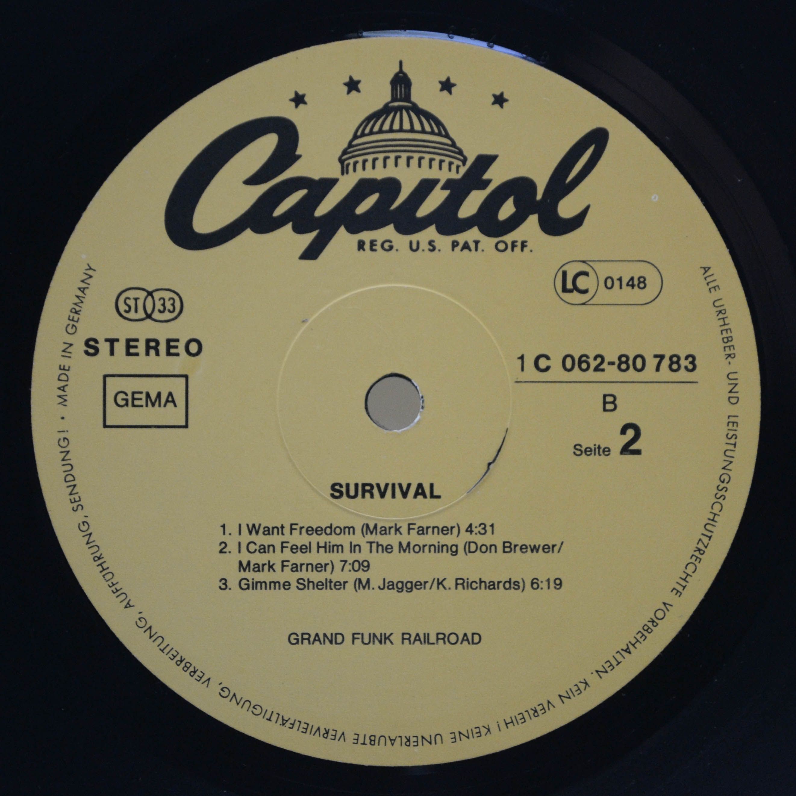 Виниловая пластинка Grand Funk — Survival, 1971