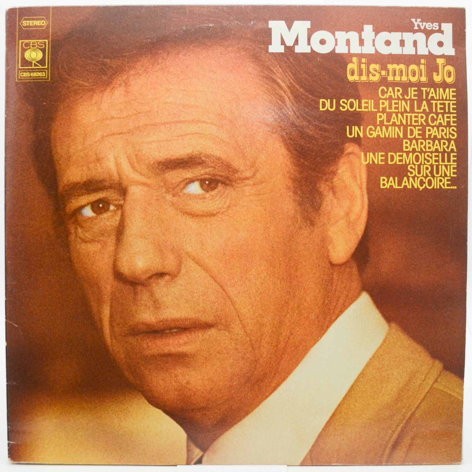 Yves Montand — Dis-Moi Jo (2LP, France), 1974