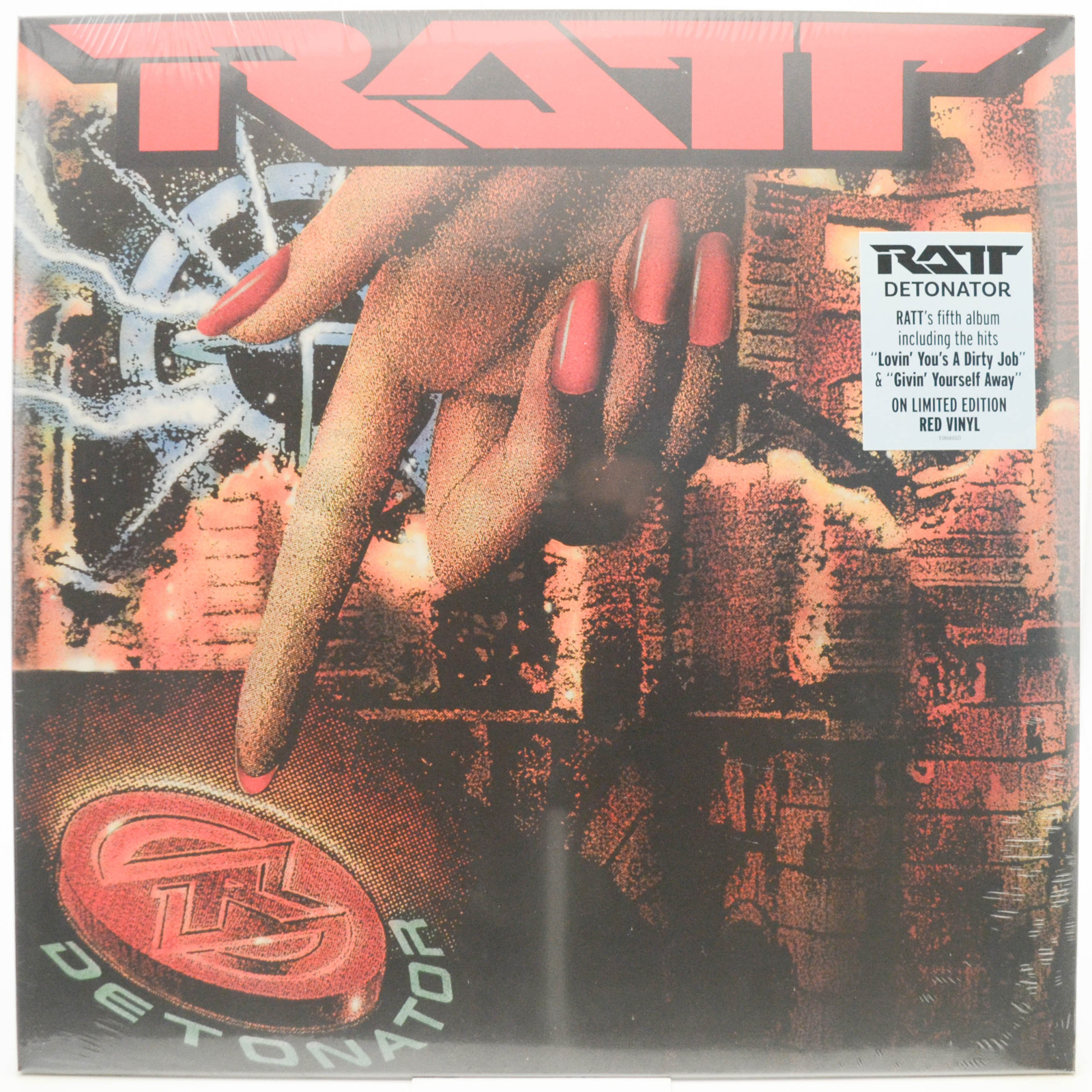 Виниловая пластинка Ratt — Detonator (USA), 1990