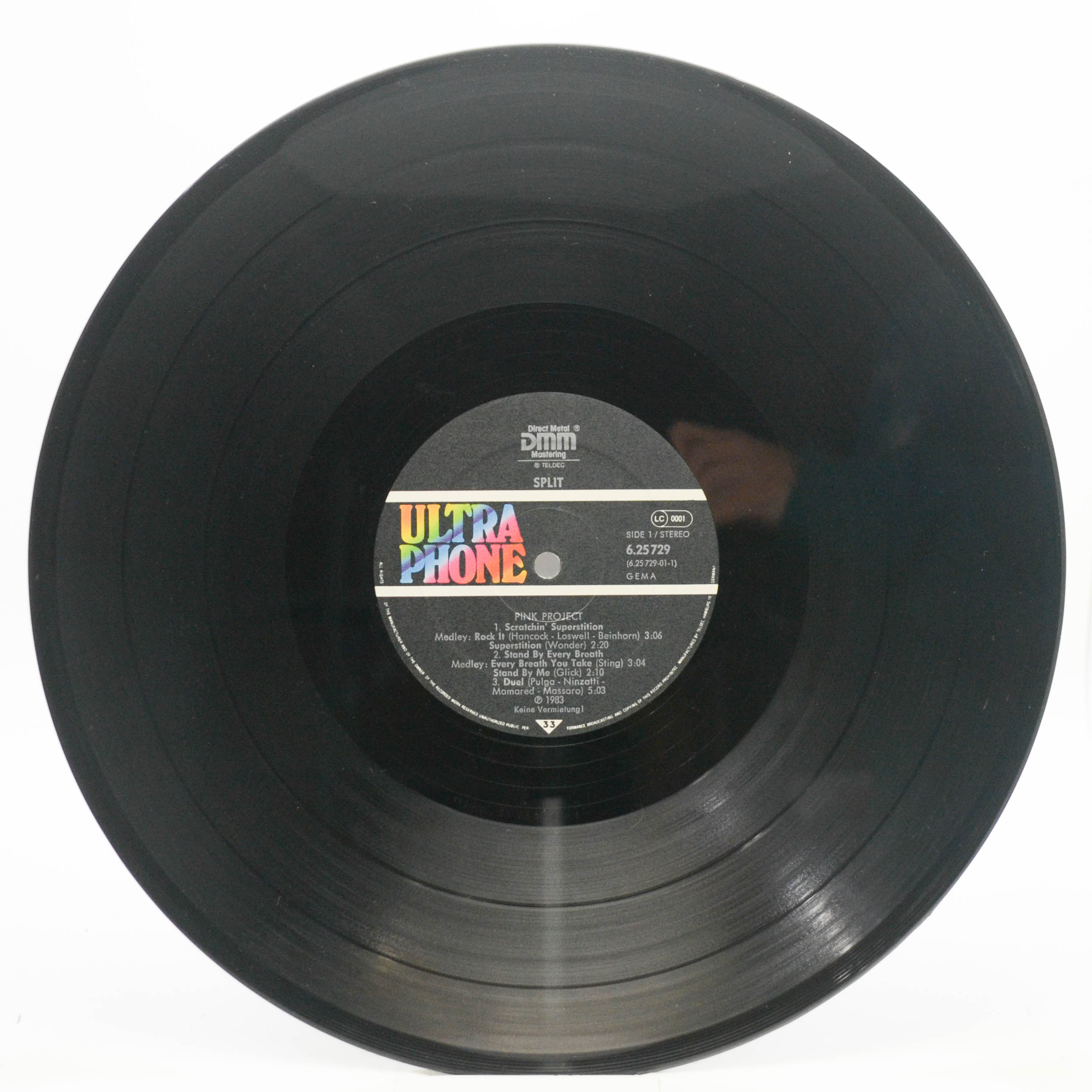 Виниловая пластинка Pink Project — Split, 1983