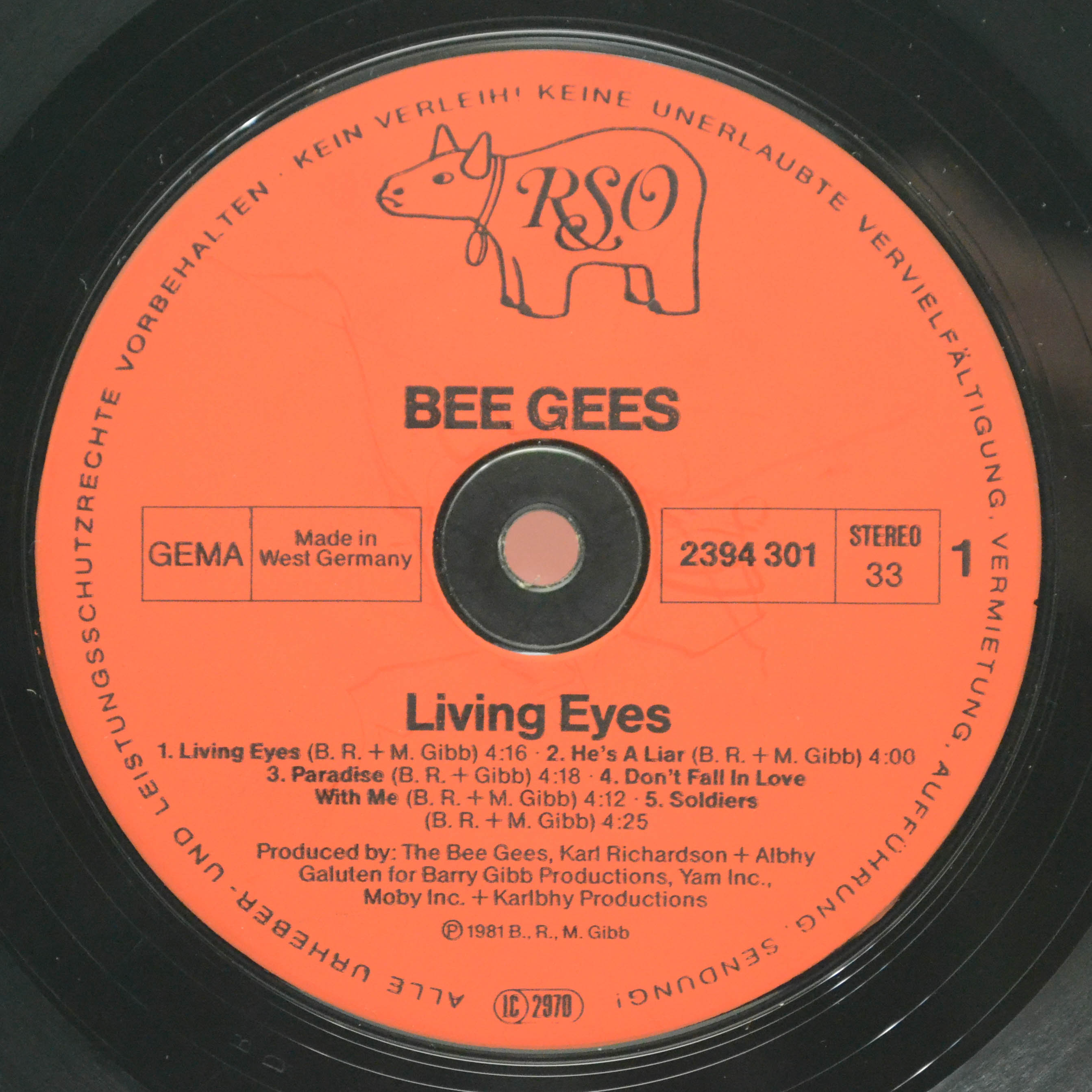 Bee Gees — Living Eyes, 1981