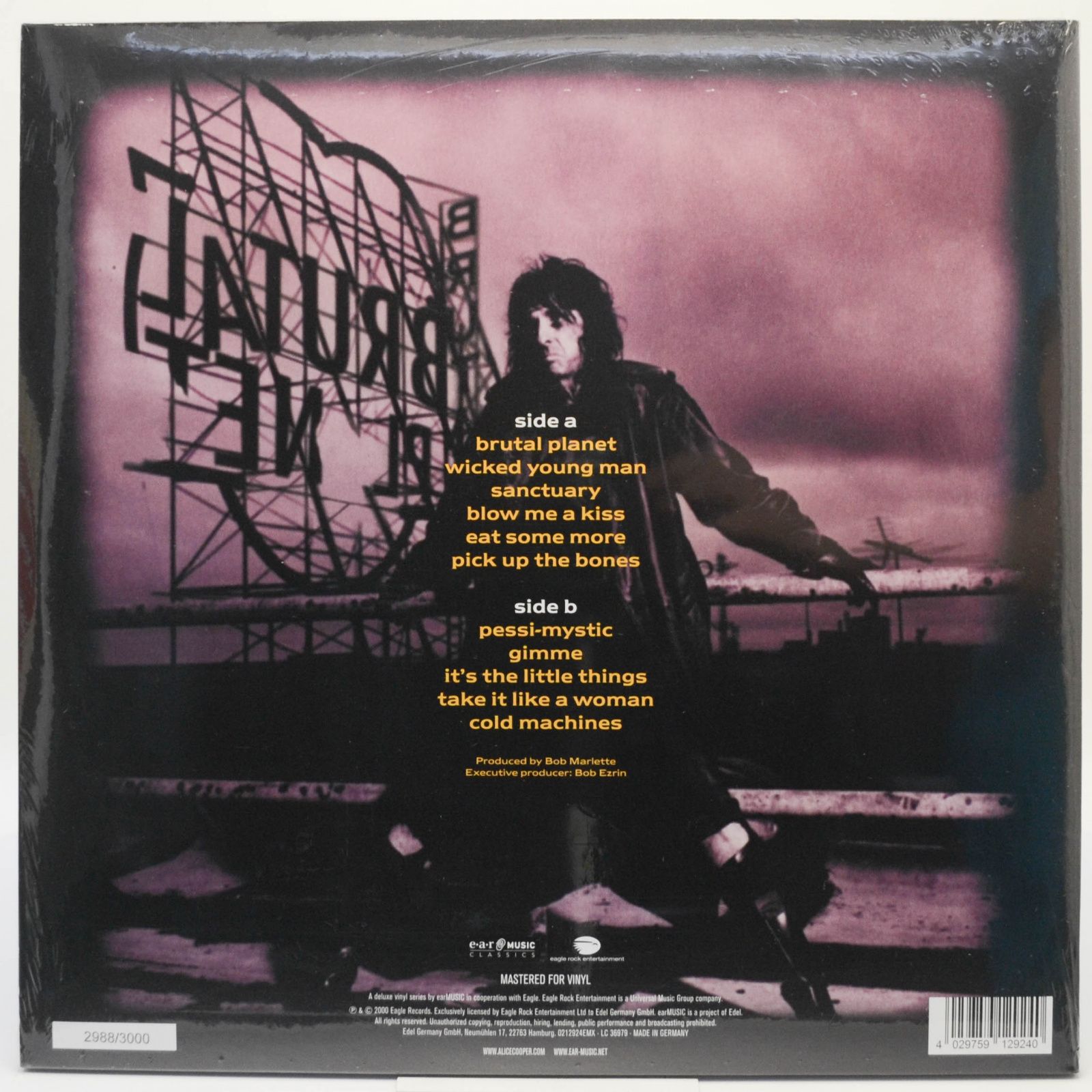 Alice Cooper — Brutal Planet (LP+CD), 2000