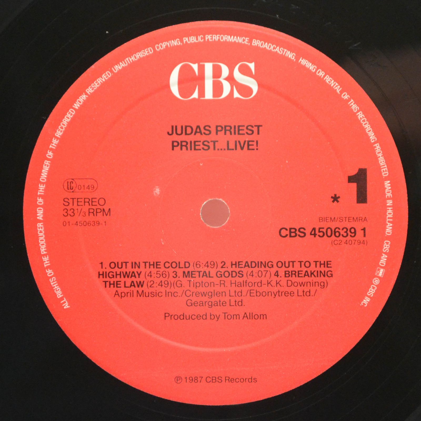Виниловая пластинка Judas Priest — Priest...Live! (2LP), 1975