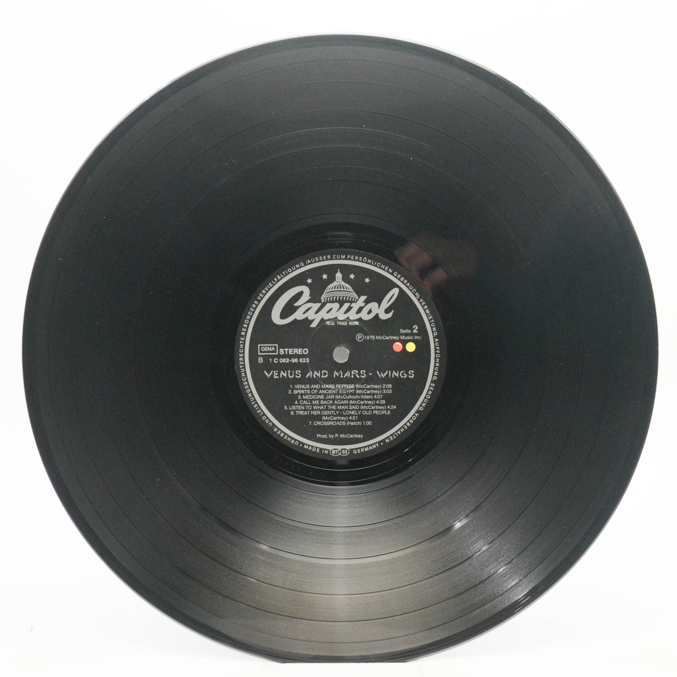 Wings — Venus And Mars (2 stickers), 1975