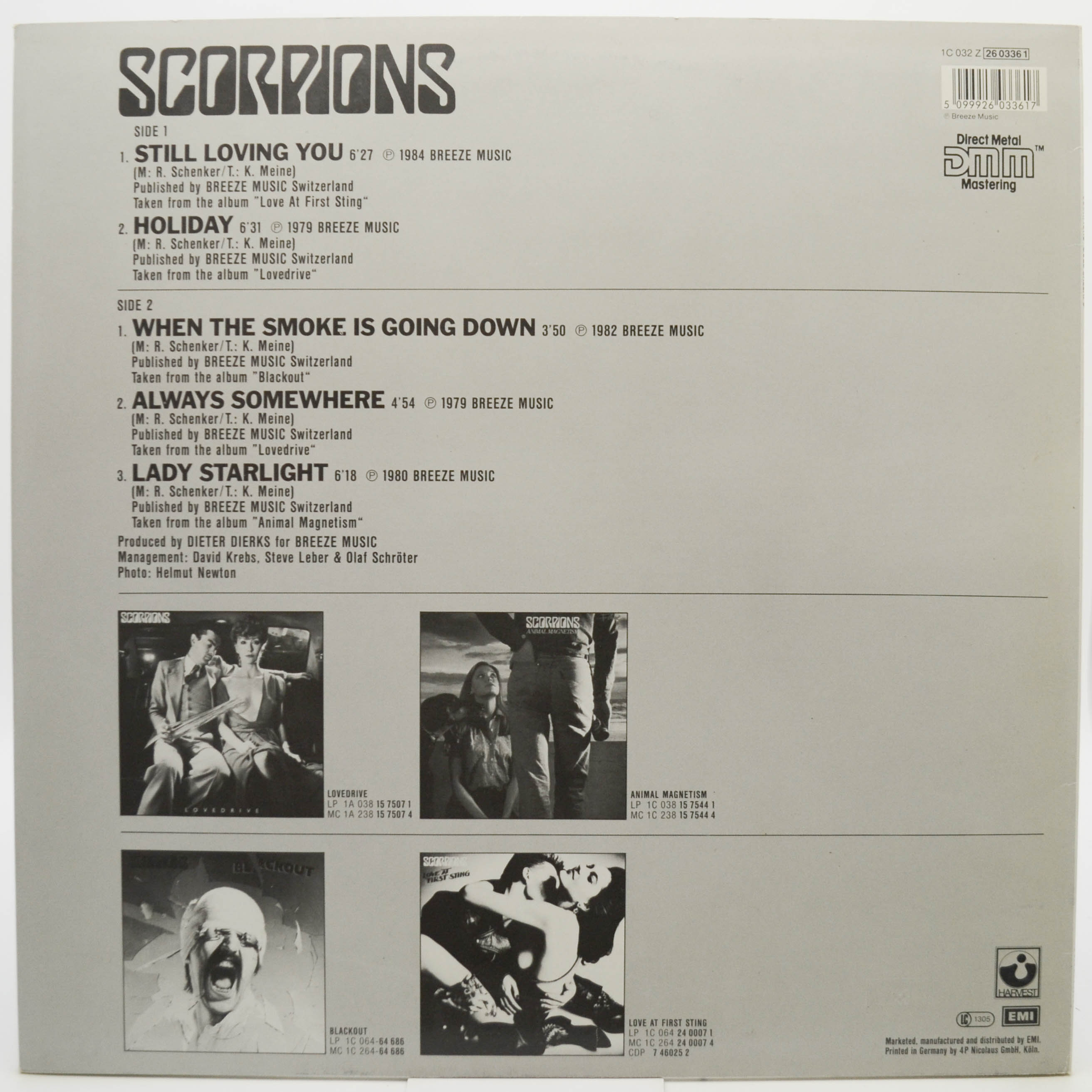 Виниловая пластинка Scorpions — Gold Ballads, 1984