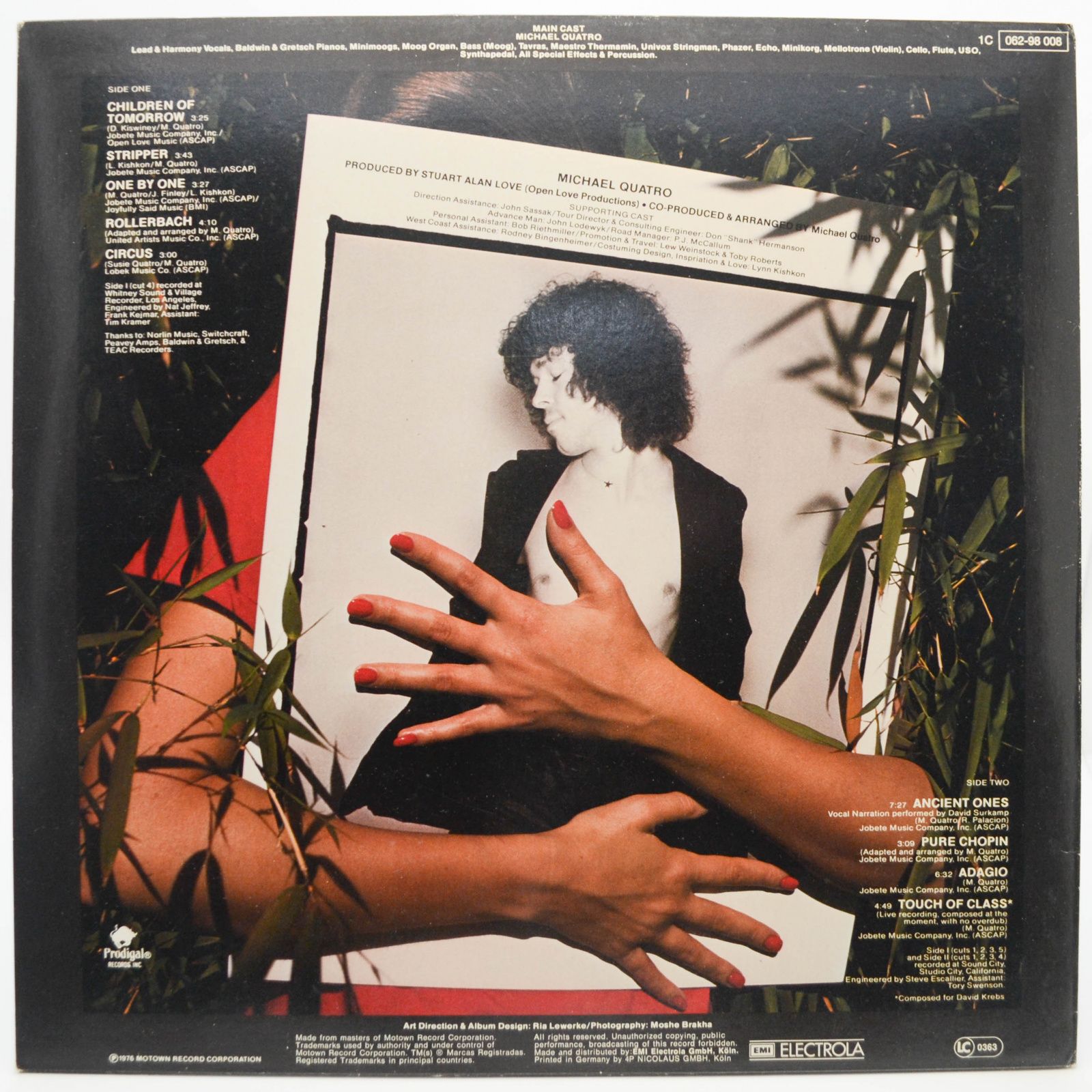 Виниловая пластинка Michael Quatro — Dancers, Romancers, Dreamers & Schemers, 1976