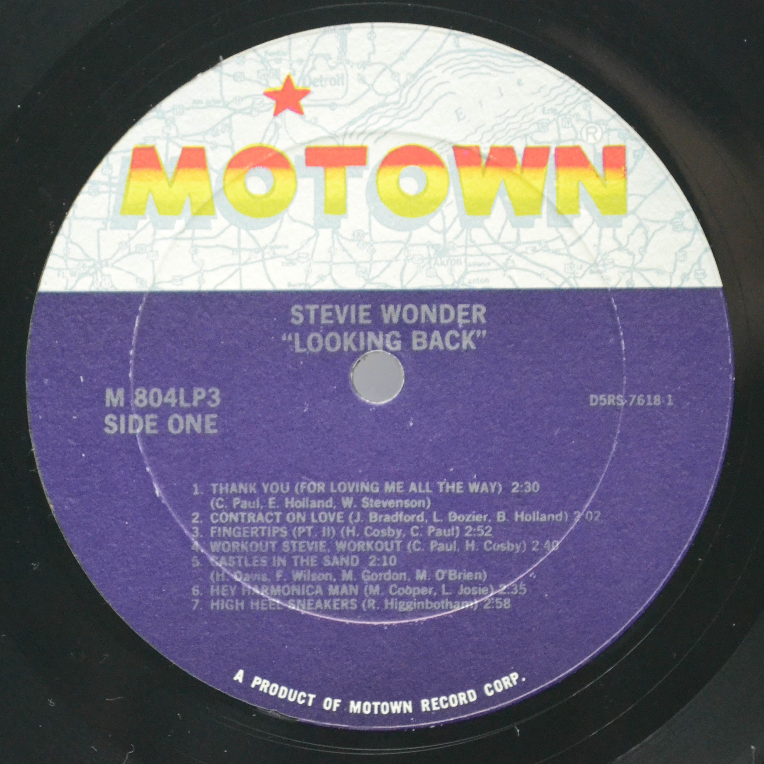 Виниловая пластинка Stevie Wonder — Looking Back (3LP, USA), 1974