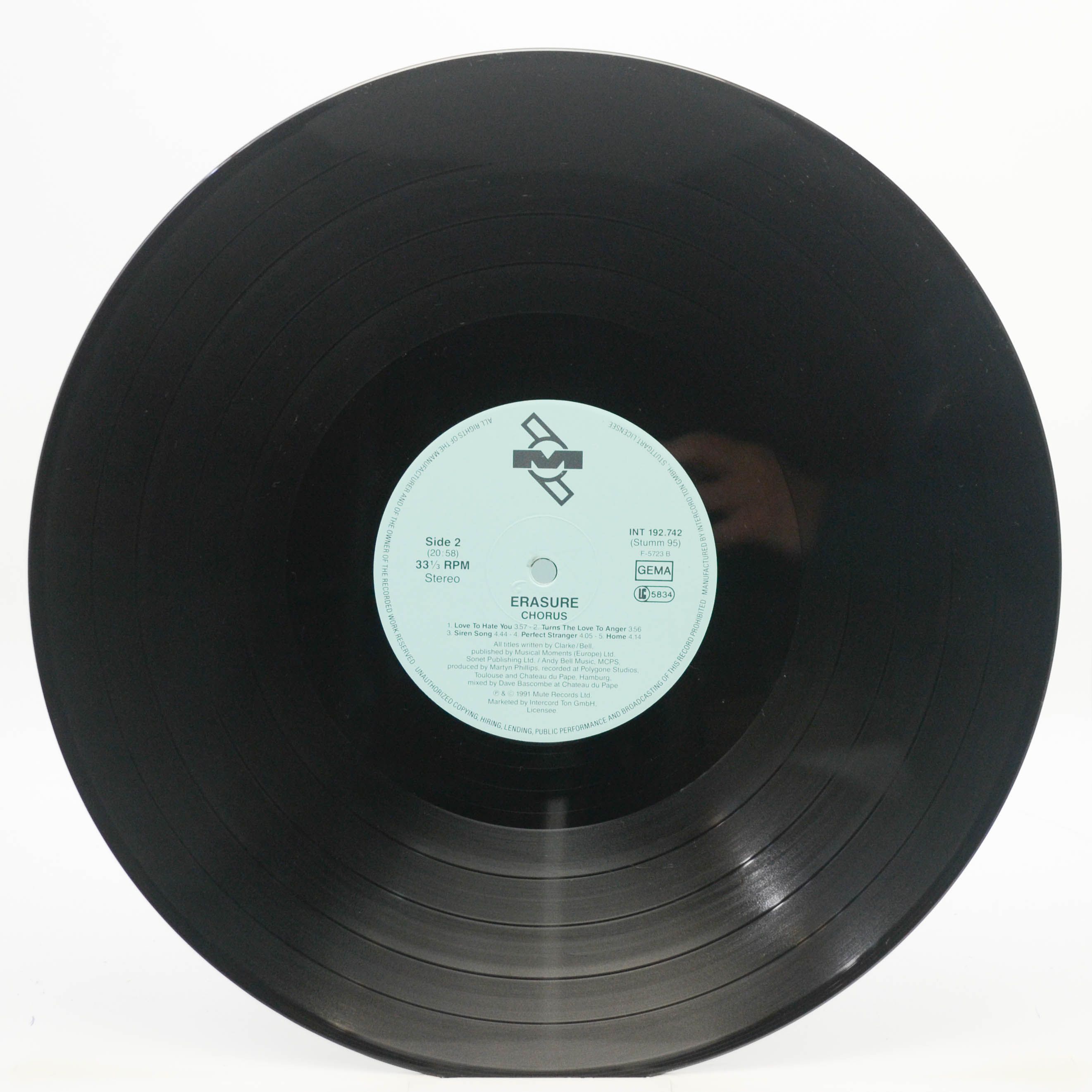 Erasure — Chorus, 1991