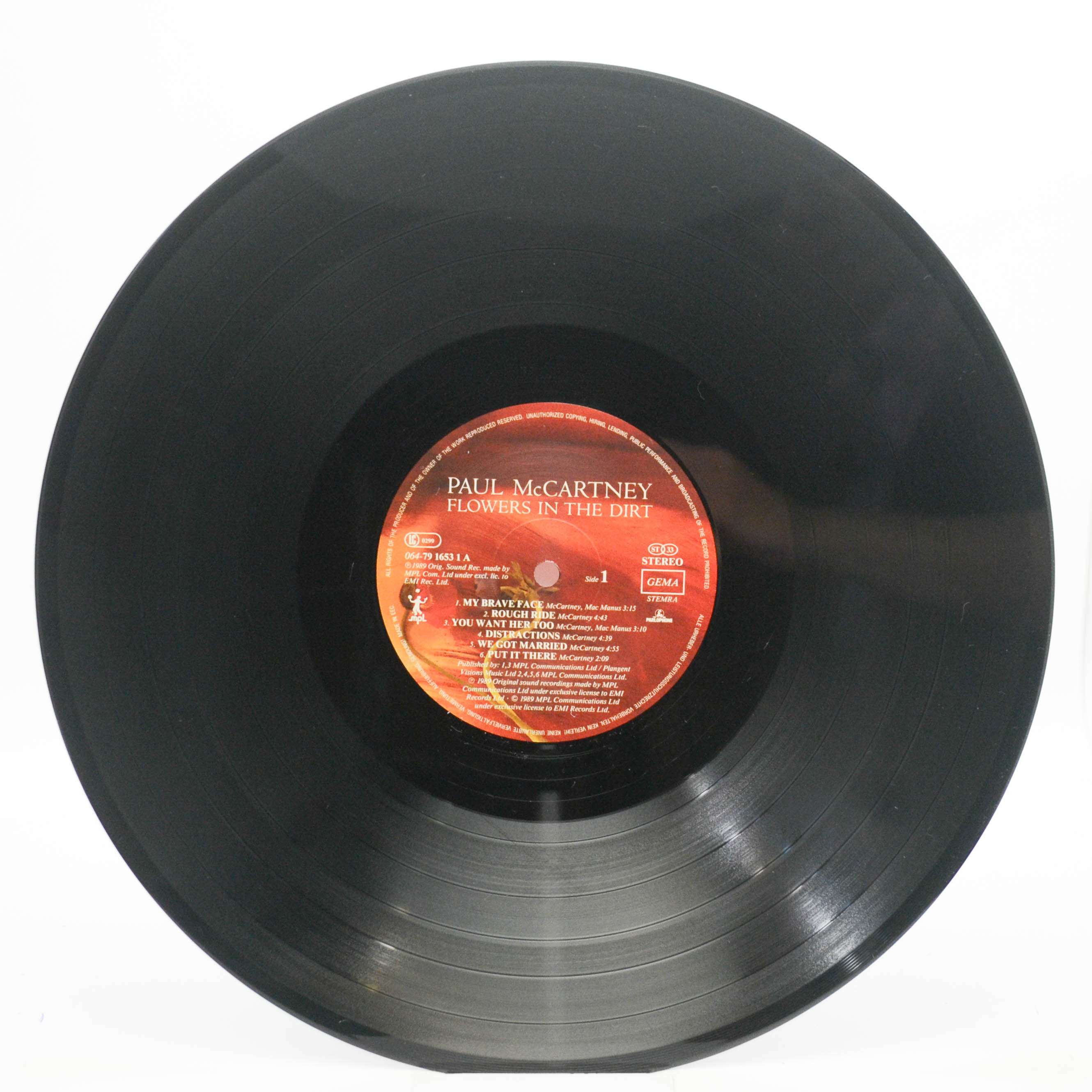 Paul McCartney — Flowers In The Dirt, 1989