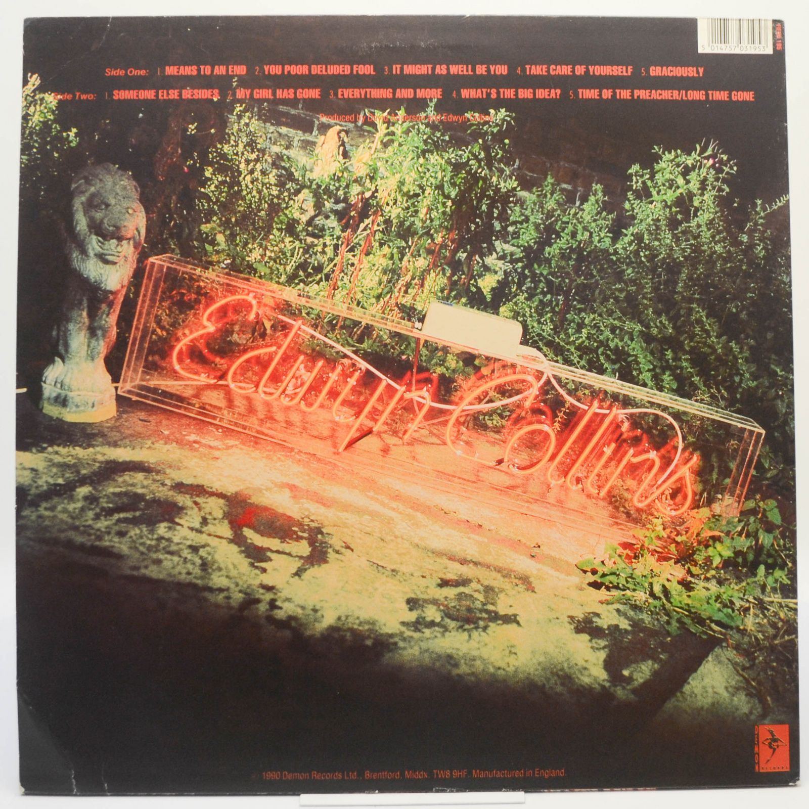 Виниловая пластинка Edwyn Collins — Hellbent On Compromise (UK), 1990