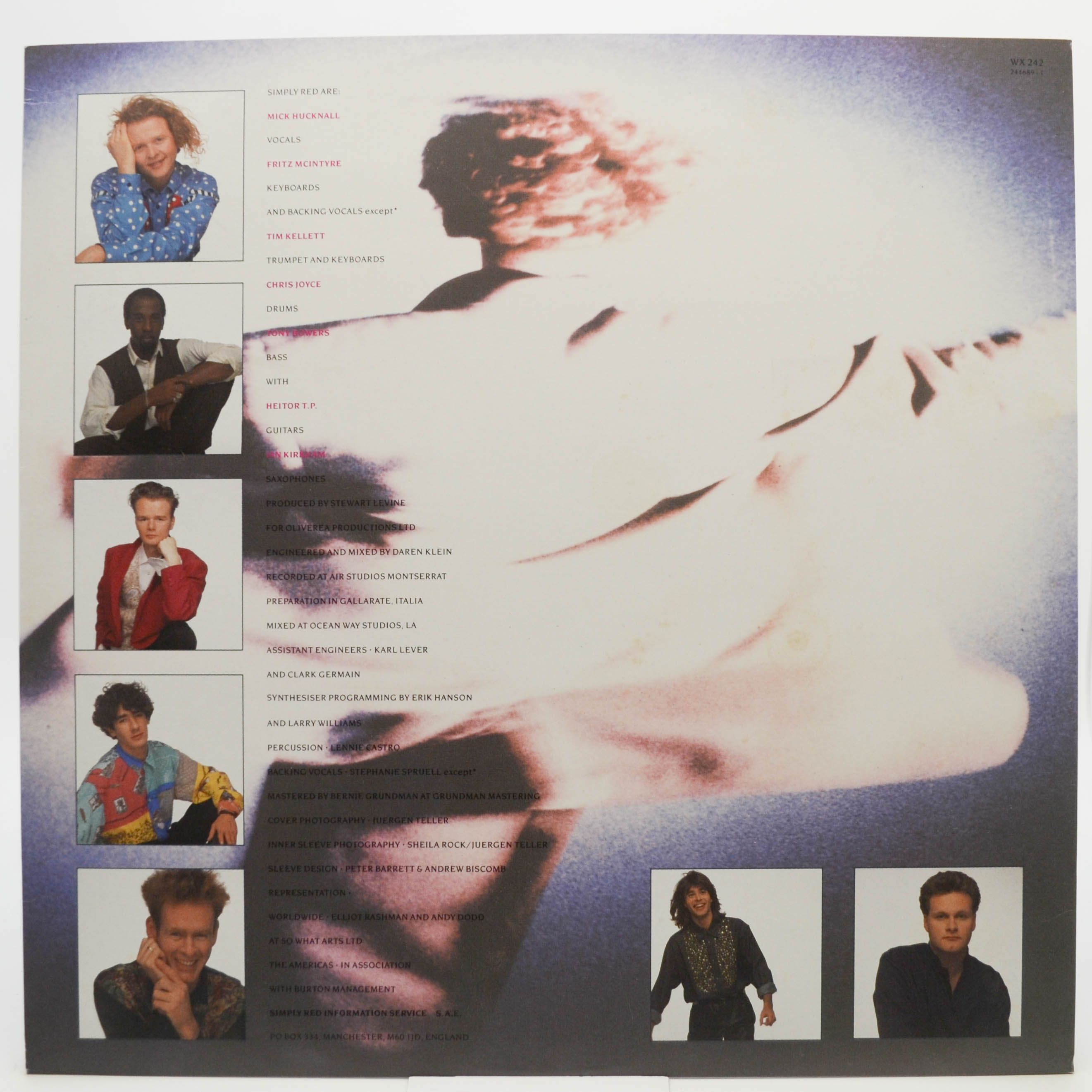 Виниловая пластинка Simply Red — A New Flame, 1989