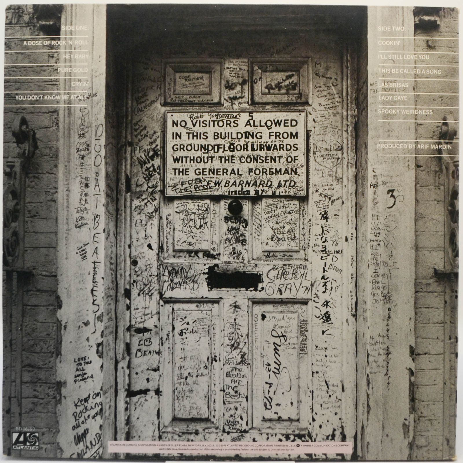 Ringo Starr — Ringo's Rotogravure (USA), 1976