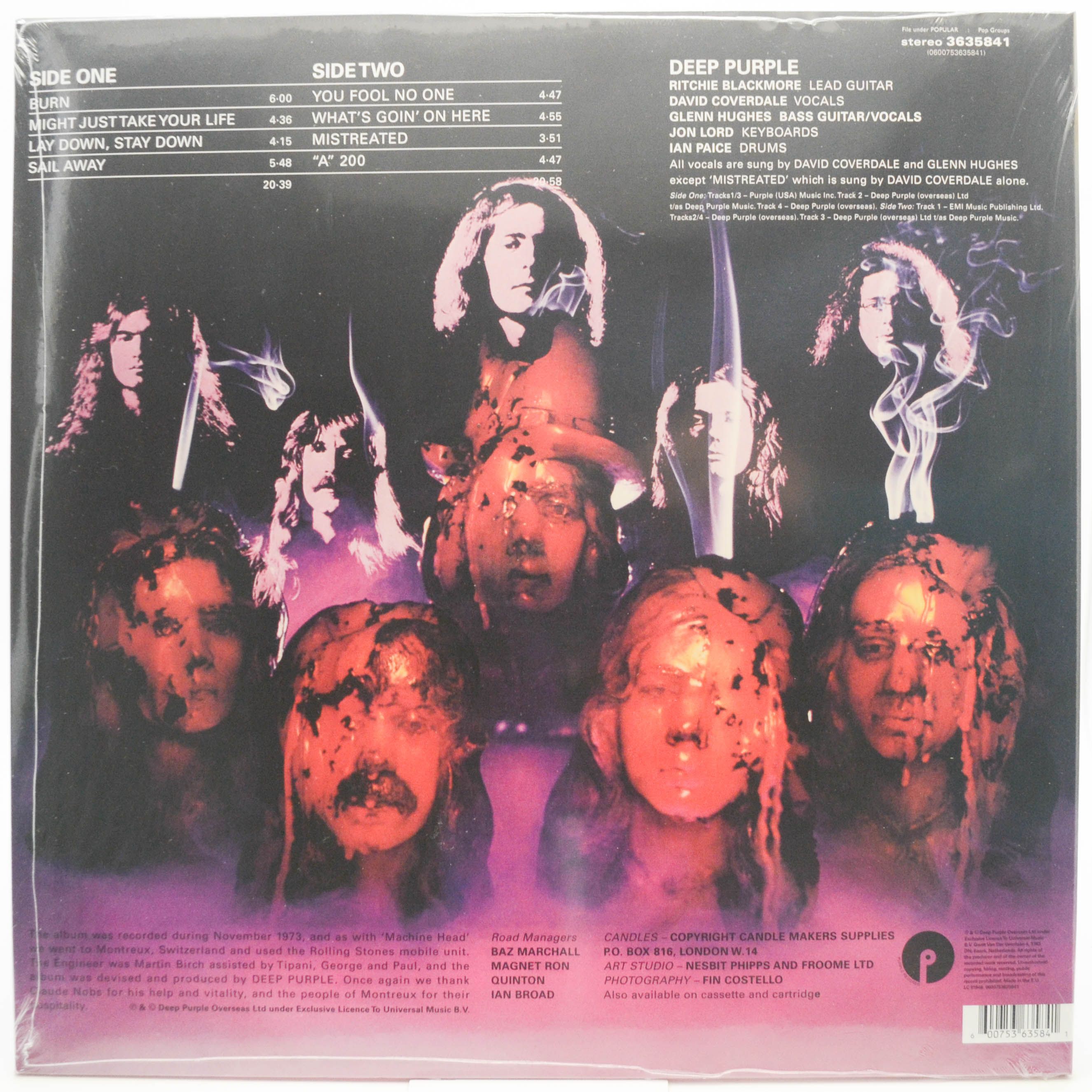 Deep Purple — Burn, 1974