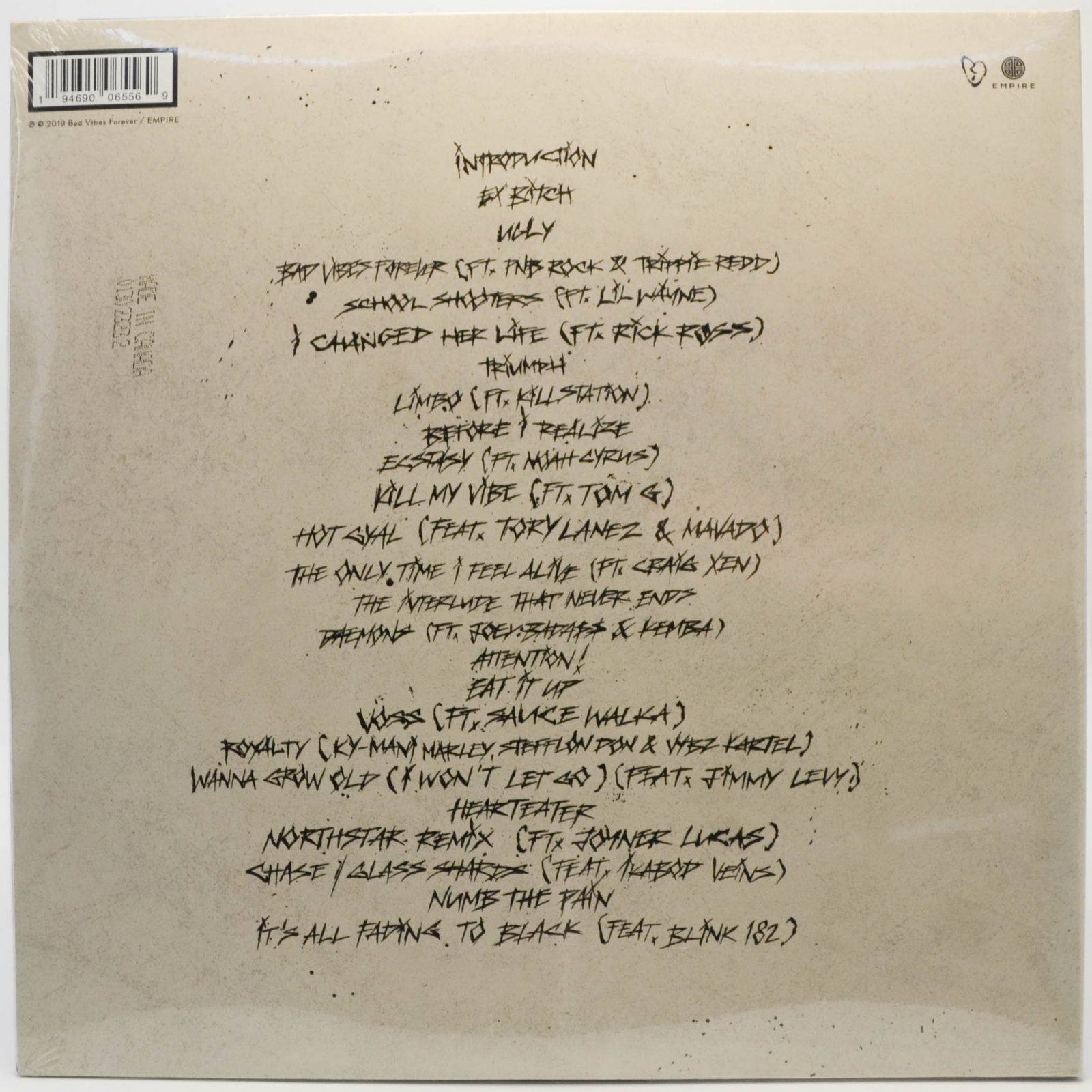 Виниловая пластинка XXXTENTACION — Bad Vibes Forever (2LP), 2019