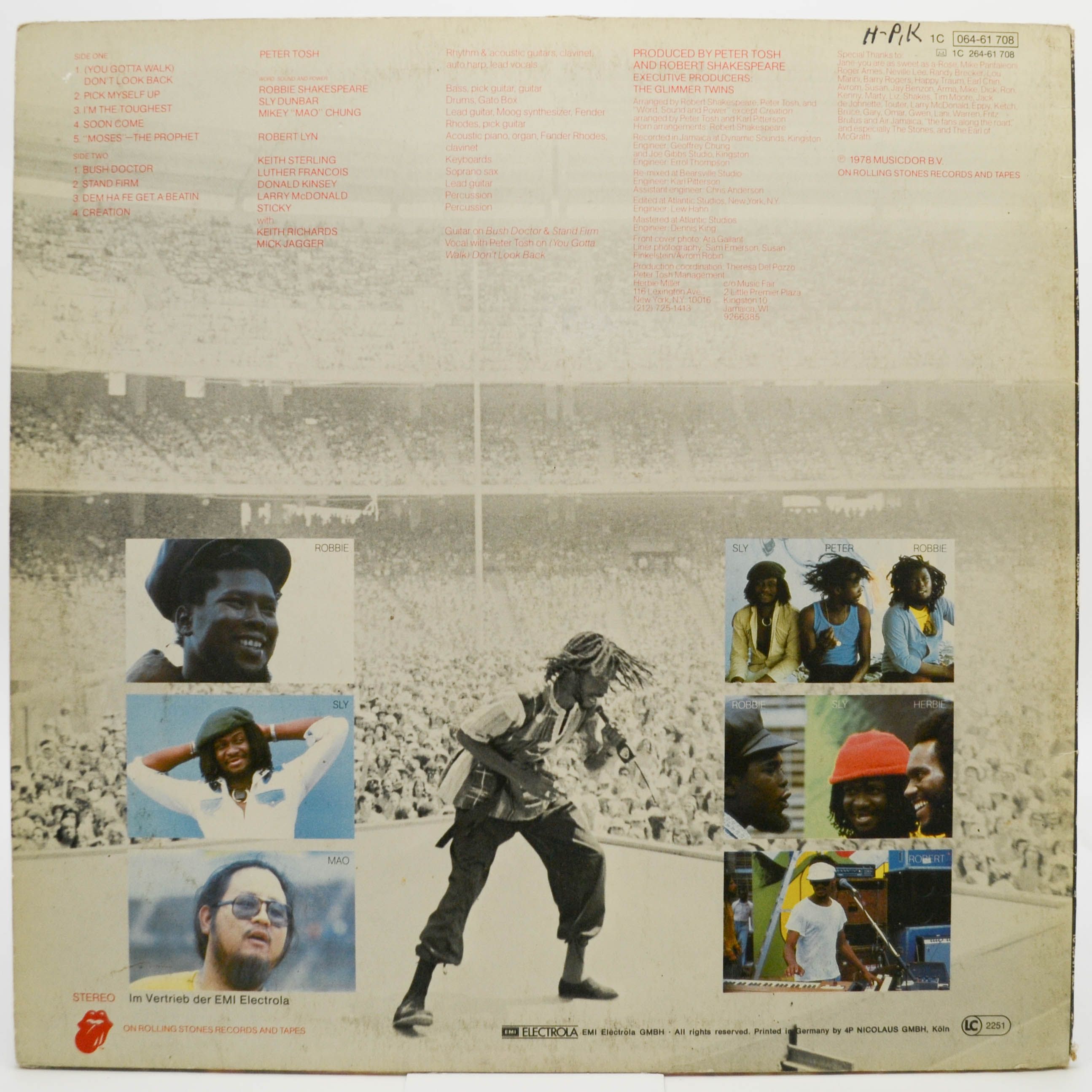 Виниловая пластинка Peter Tosh — Bush Doctor, 1978