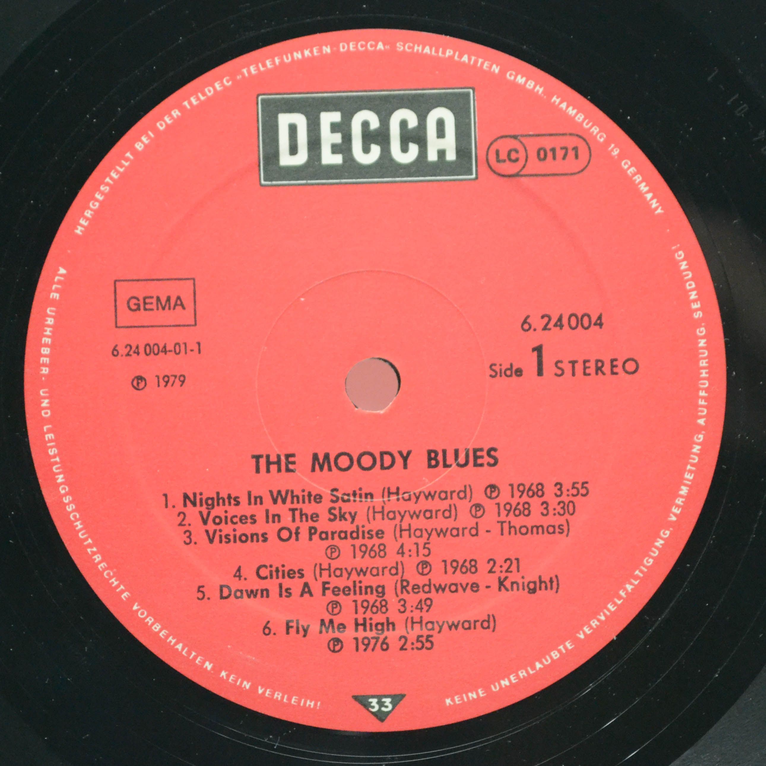 Виниловая пластинка Moody Blues — The Moody Blues, 1979