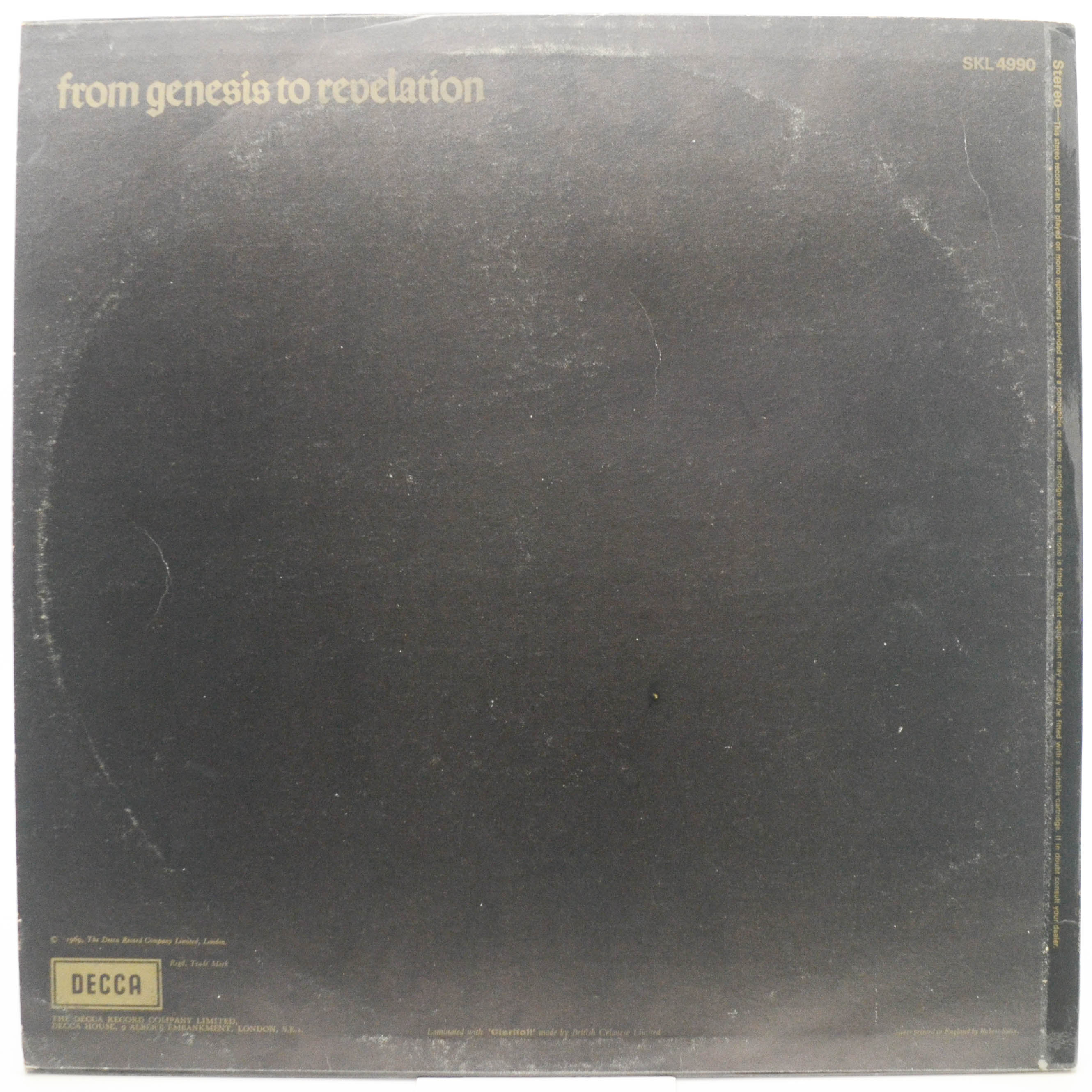 Genesis — From Genesis To Revelation (UK), 1969