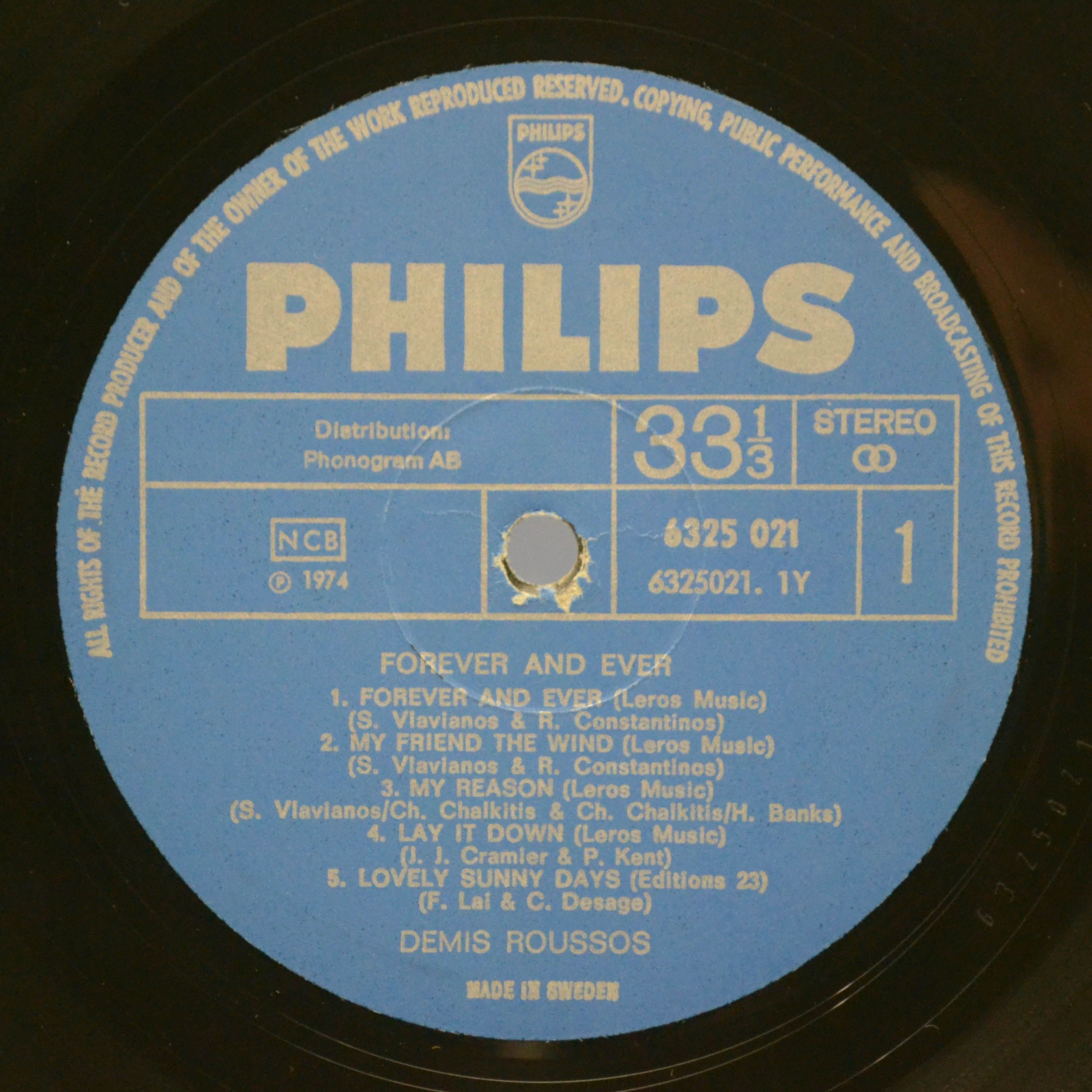 Démis Roussos — Forever And Ever, 1974