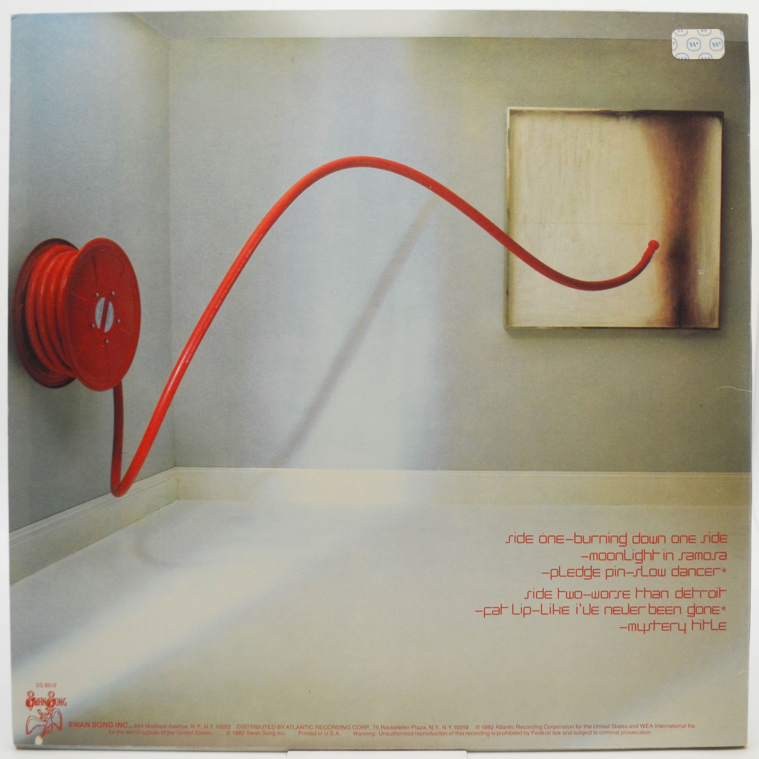 Виниловая пластинка Robert Plant — Pictures At Eleven (USA), 1982