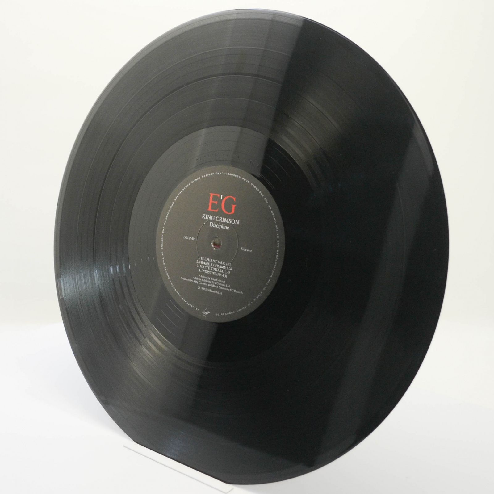 King Crimson — Discipline (UK), 1981