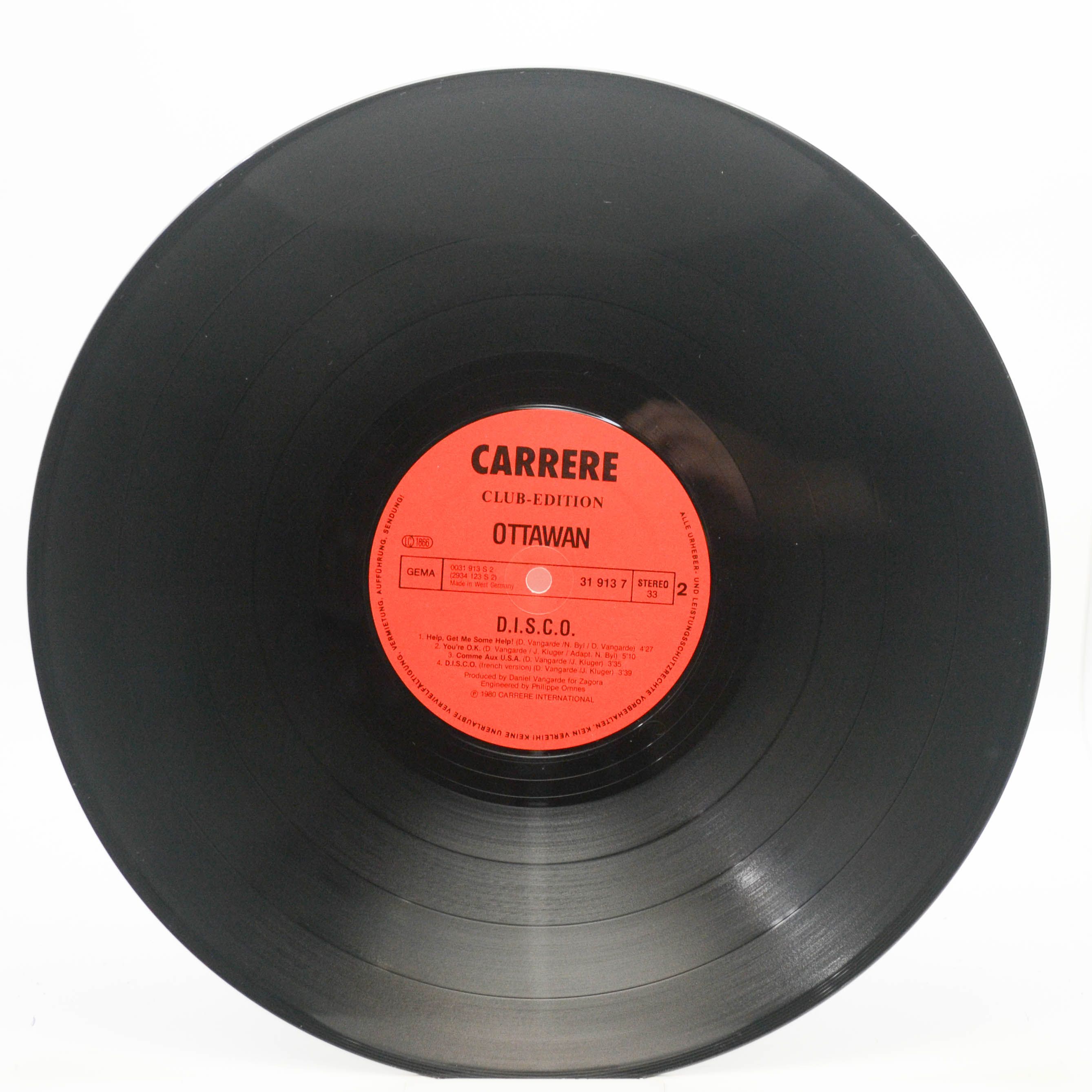 Виниловая пластинка Ottawan — D.I.S.C.O., 1980