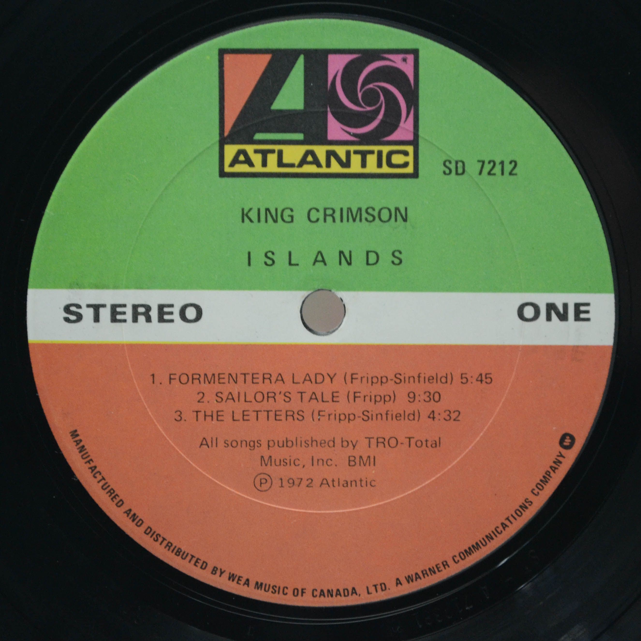 King Crimson — Islands, 1971