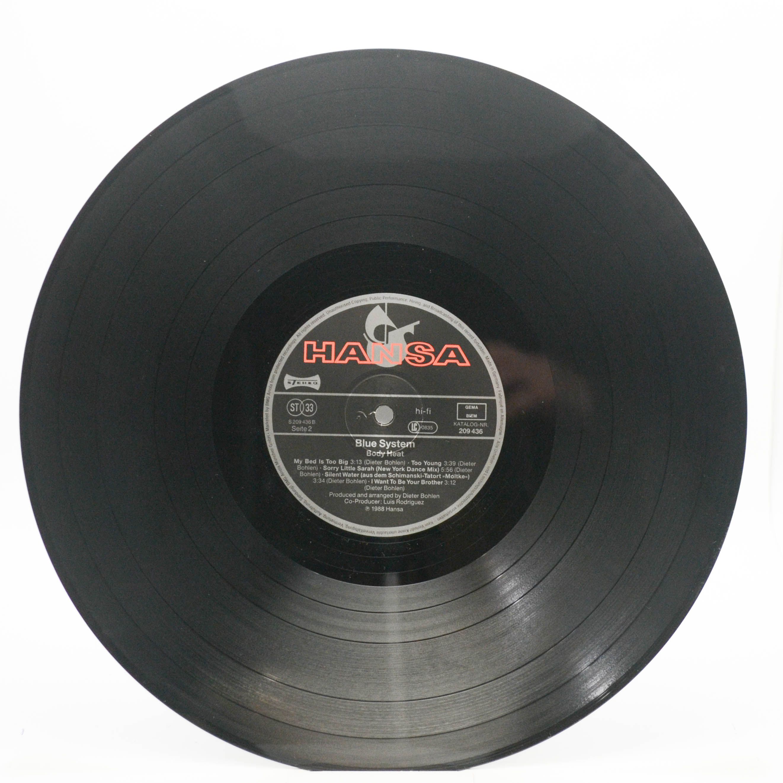 Blue System — Body Heat, 1988