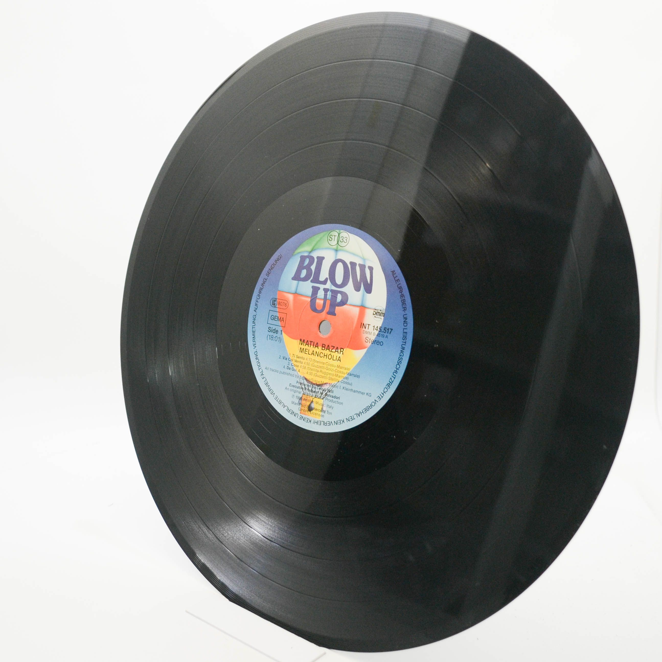 Matia Bazar — Melanchólia, 1986