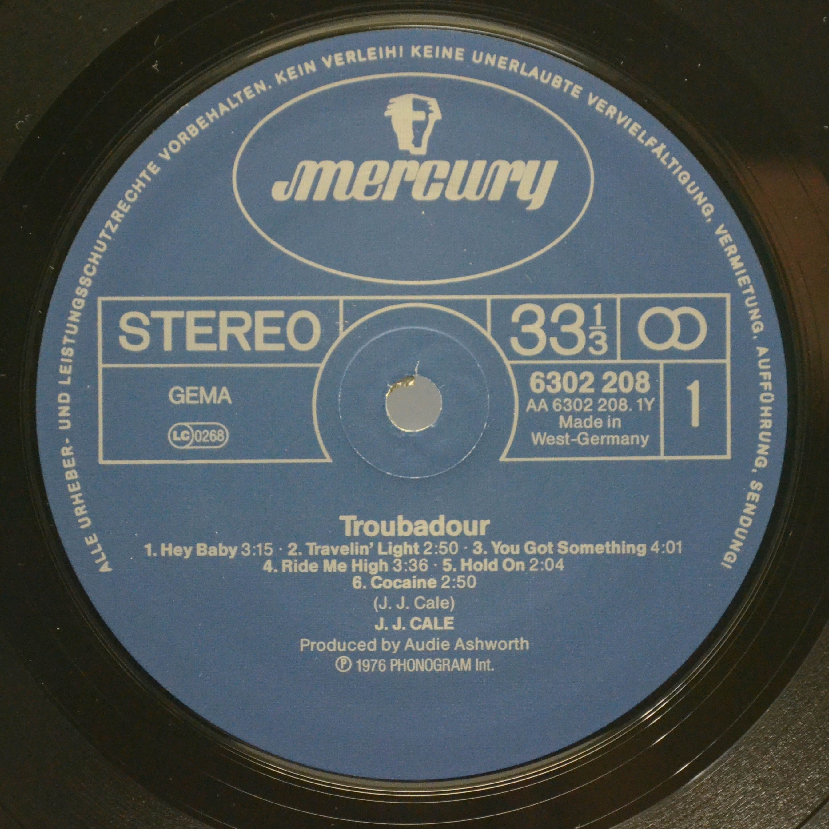 J.J. Cale — Troubadour, 1982