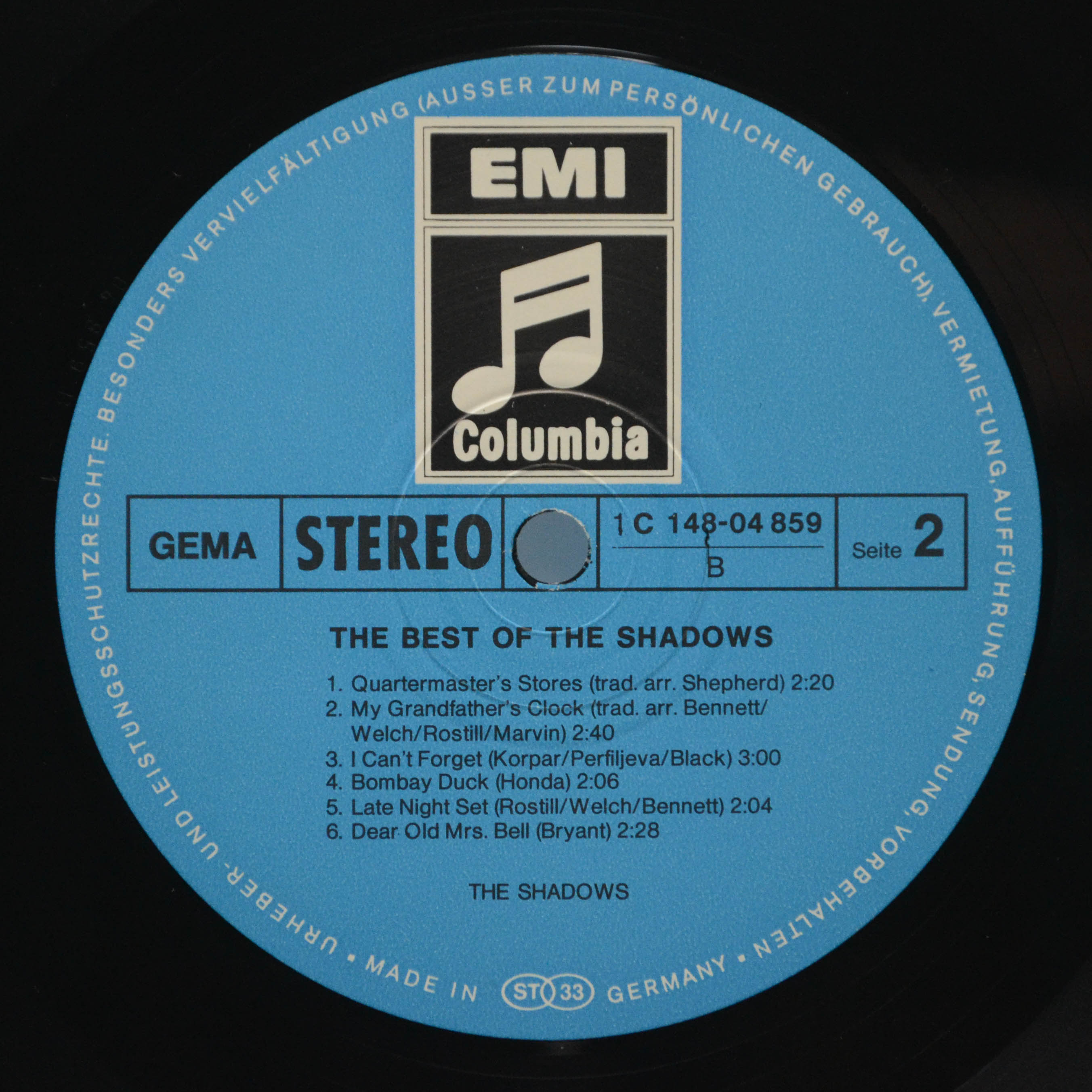 Виниловая пластинка Shadows — The Best Of The Shadows (2LP), 1972