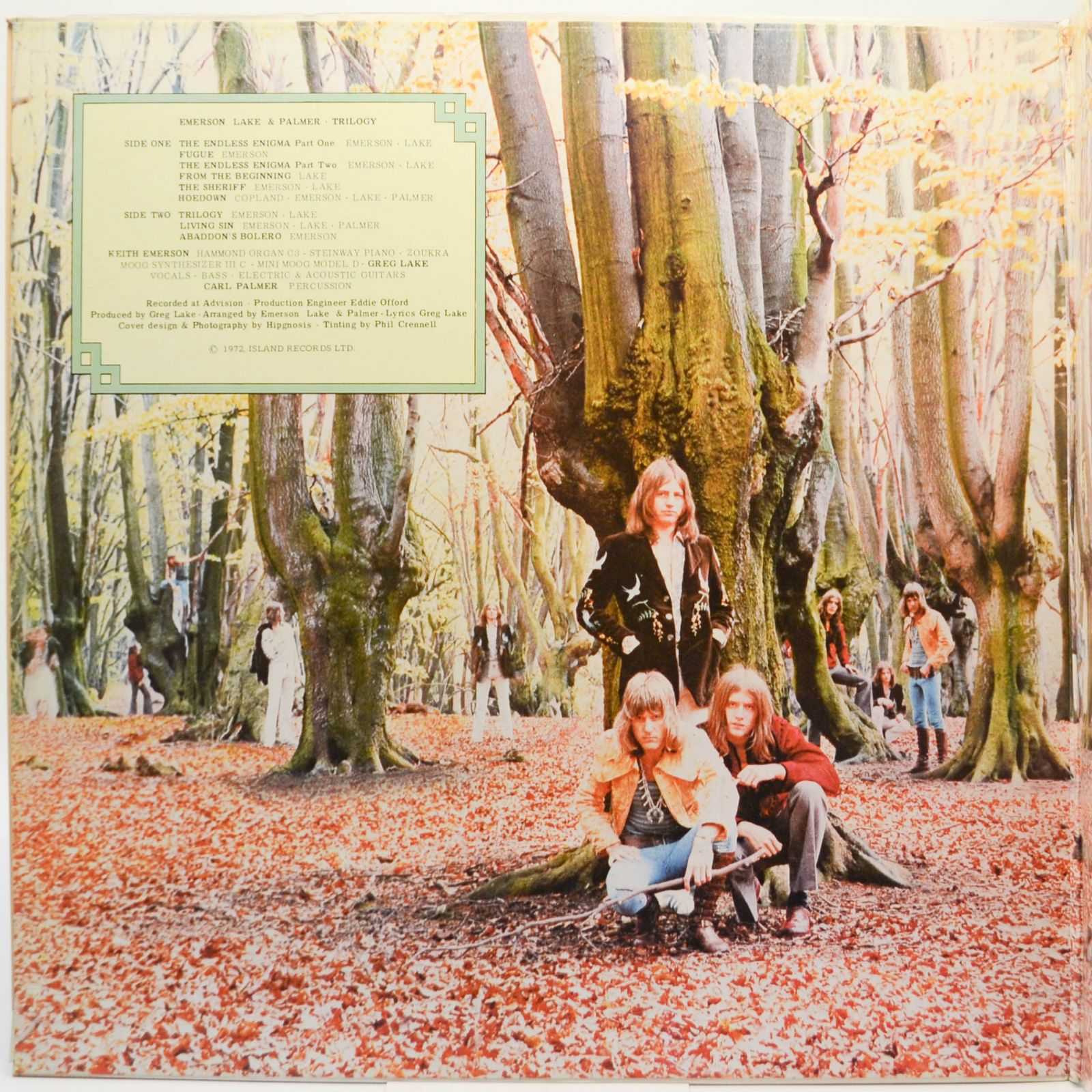 Виниловая пластинка Emerson, Lake & Palmer — Trilogy, 1972