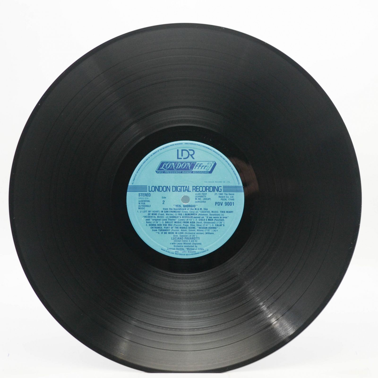 Luciano Pavarotti — Yes, Giorgio, 1982