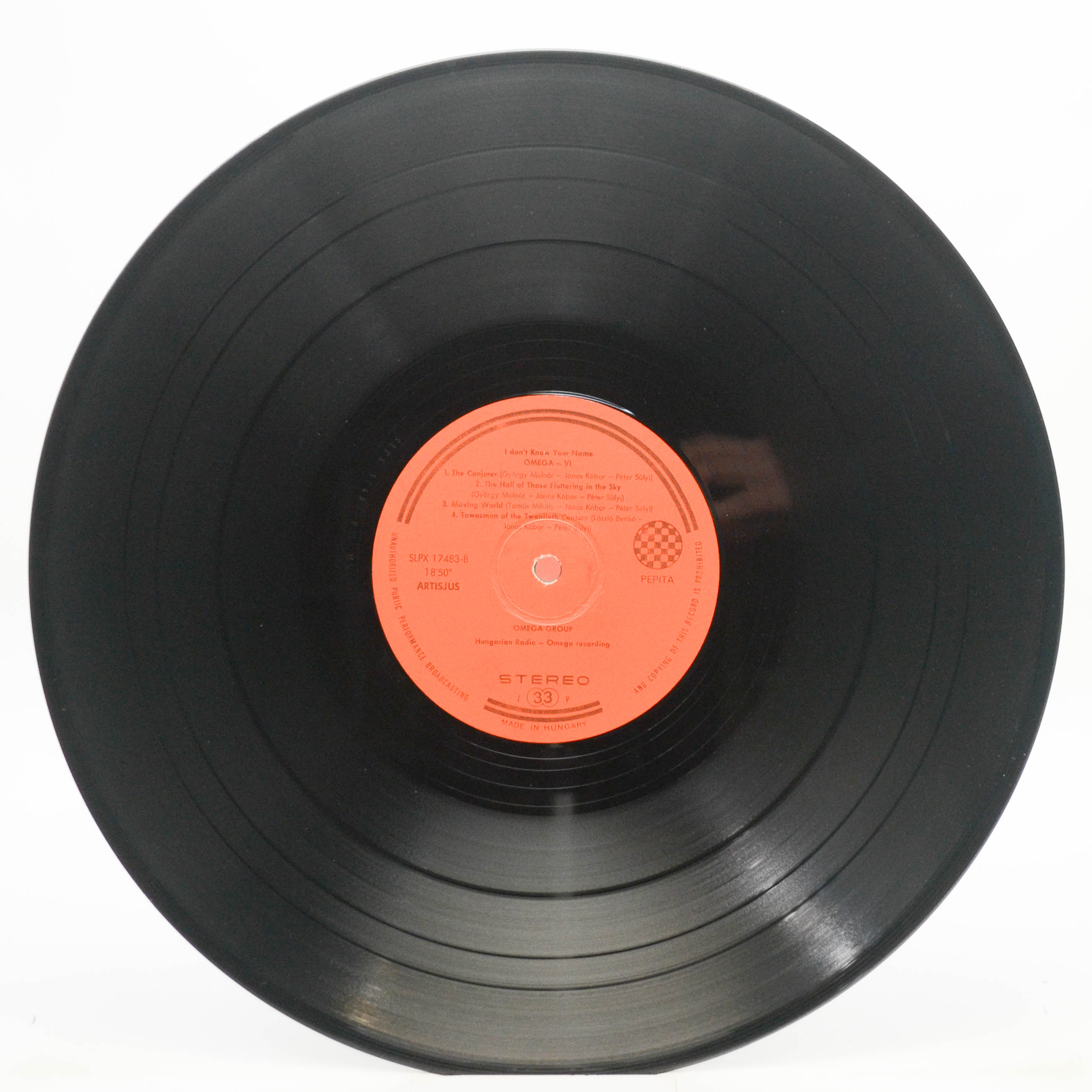 Виниловая пластинка Omega — 6 - Nem Tudom A Neved, 1975