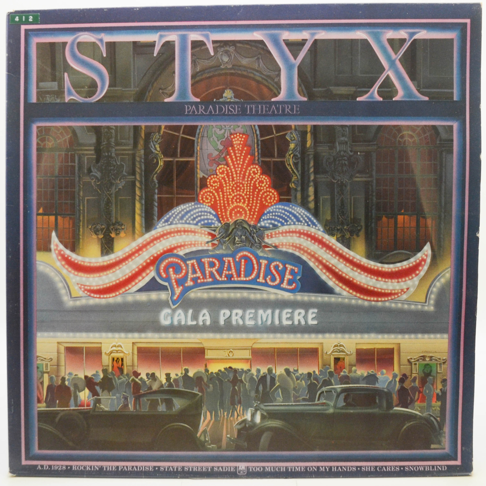 Виниловая пластинка Styx — Paradise Theatre, 1981