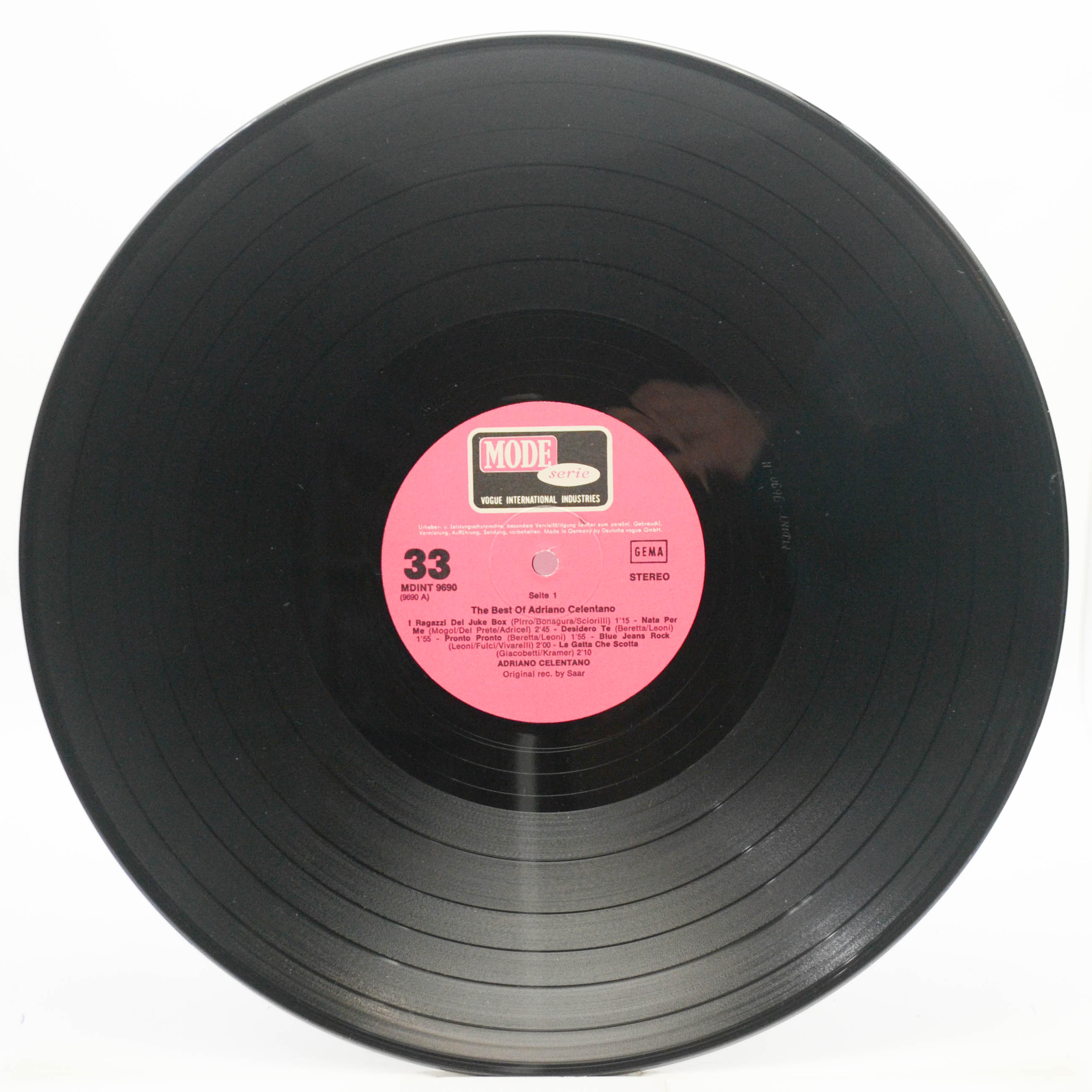 Виниловая пластинка Adriano Celentano — The Best Of Adriano Celentano, 1967