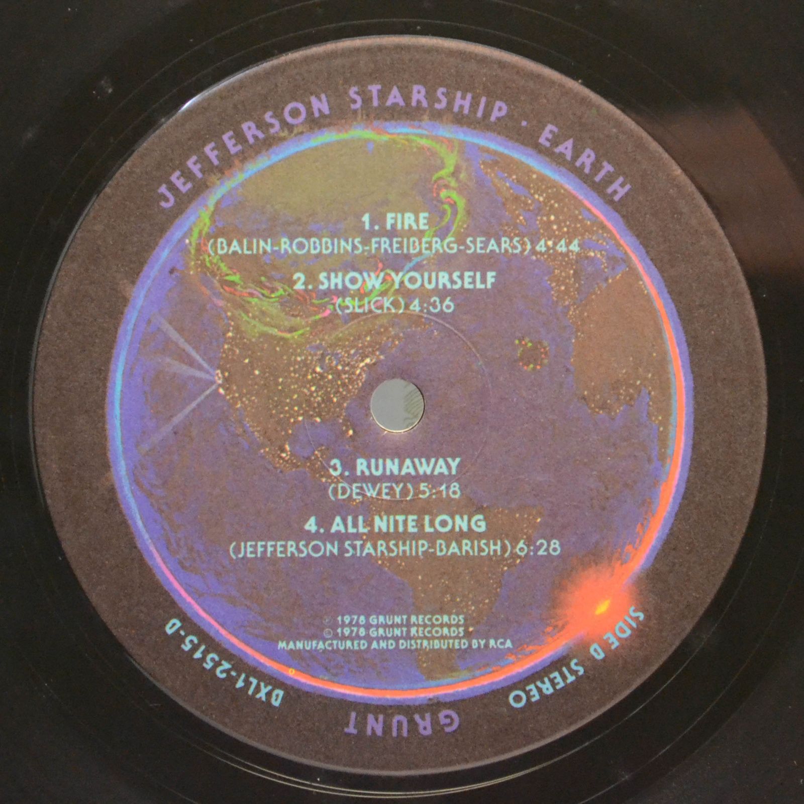 Виниловая пластинка Jefferson Starship — Earth (USA), 1978