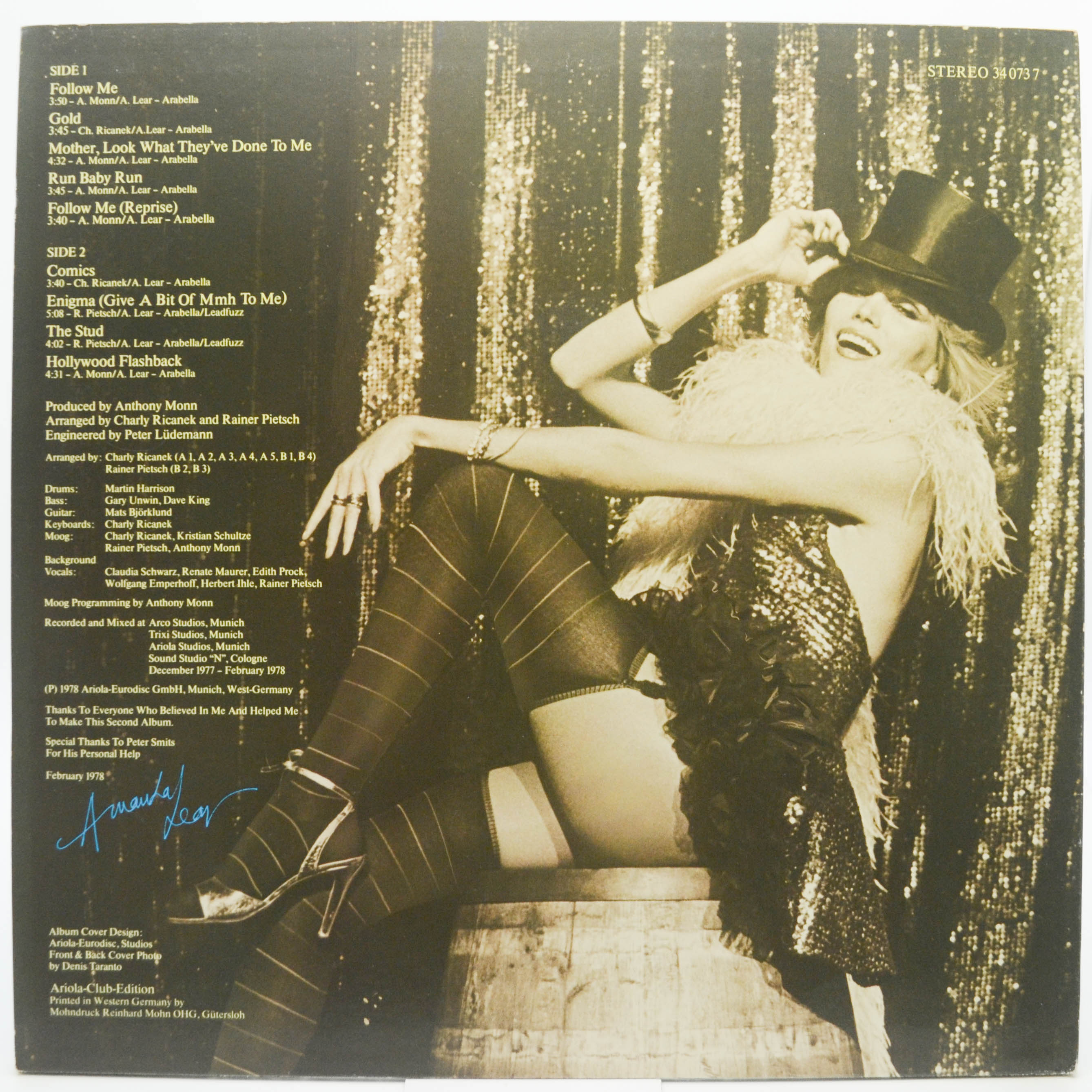 Виниловая пластинка Amanda Lear — Sweet Revenge (poster), 1978