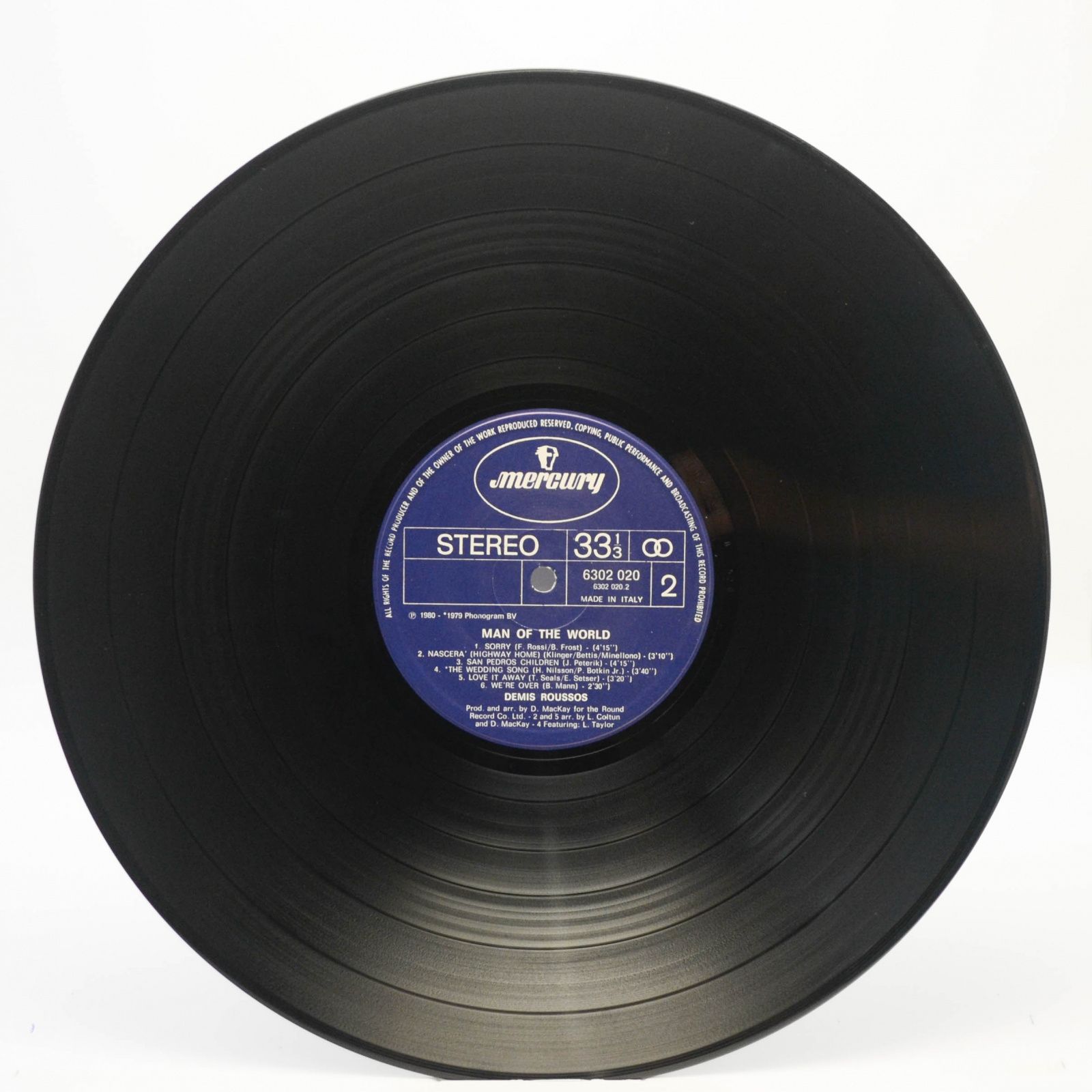 Demis Roussos — Man Of The World, 1980