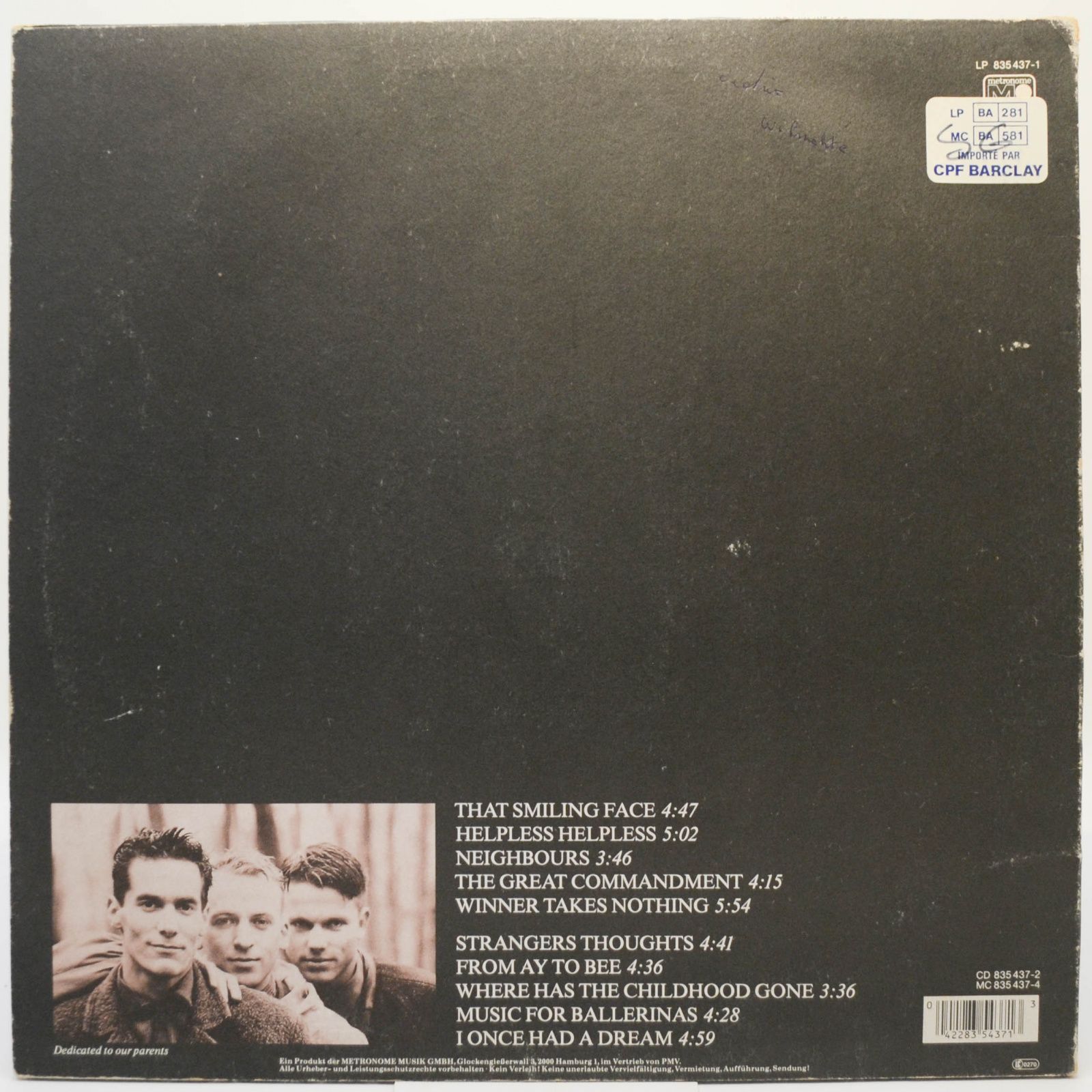 Camouflage — Voices & Images, 1988