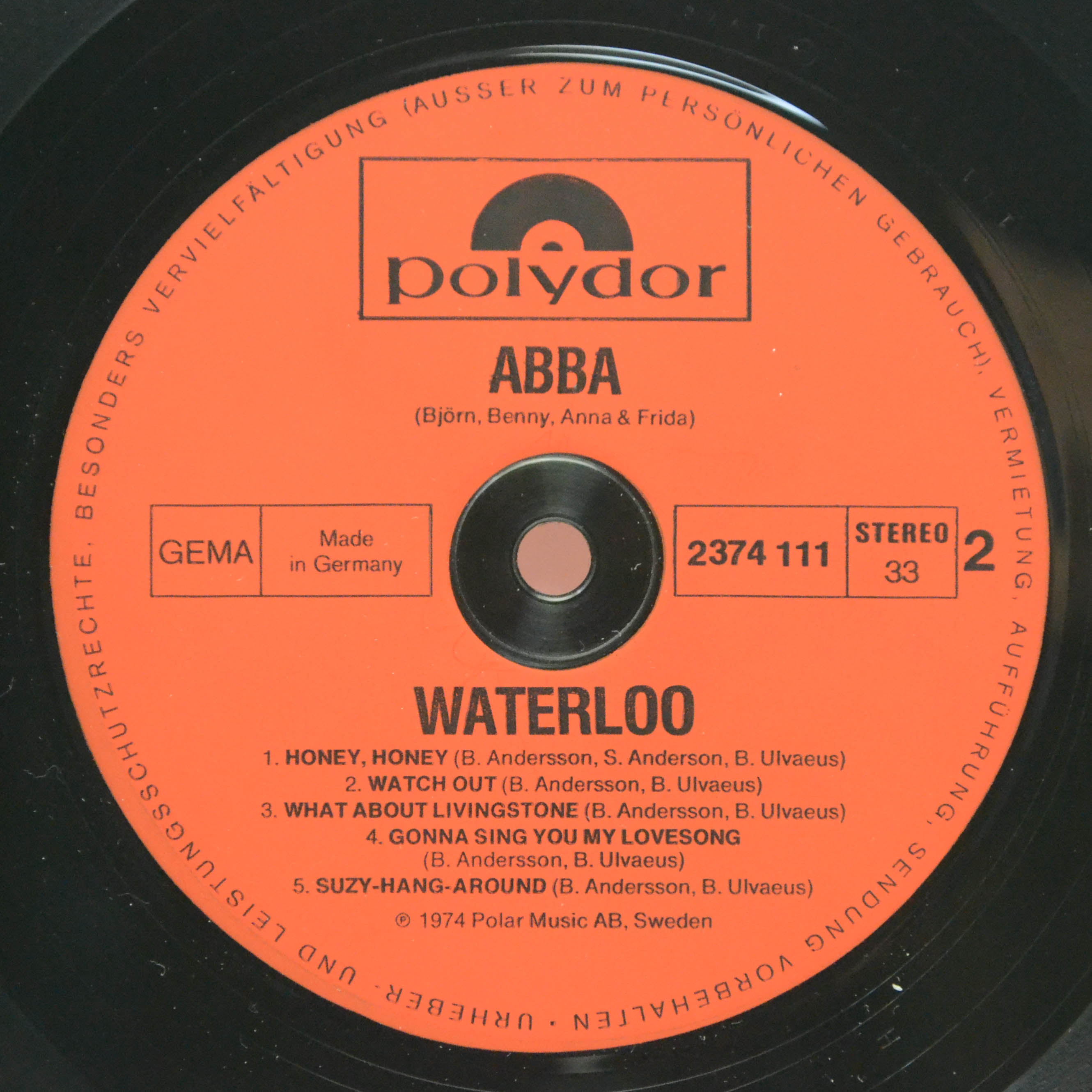 ABBA, Björn, Benny, Anna & Frida — Waterloo, 1974