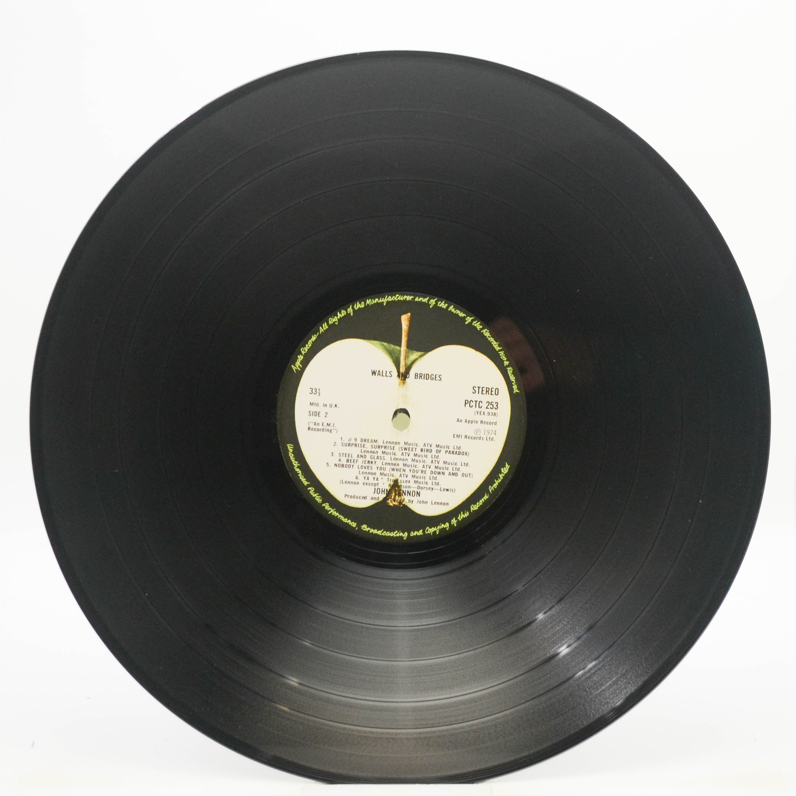 John Lennon — Walls And Bridges (UK, booklet ), 1974