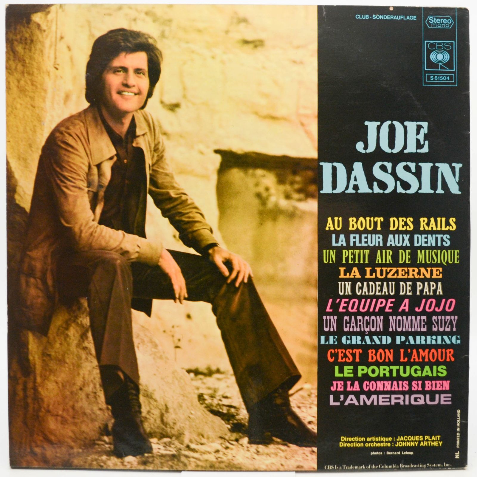 Виниловая пластинка Joe Dassin — Joe Dassin, 1970