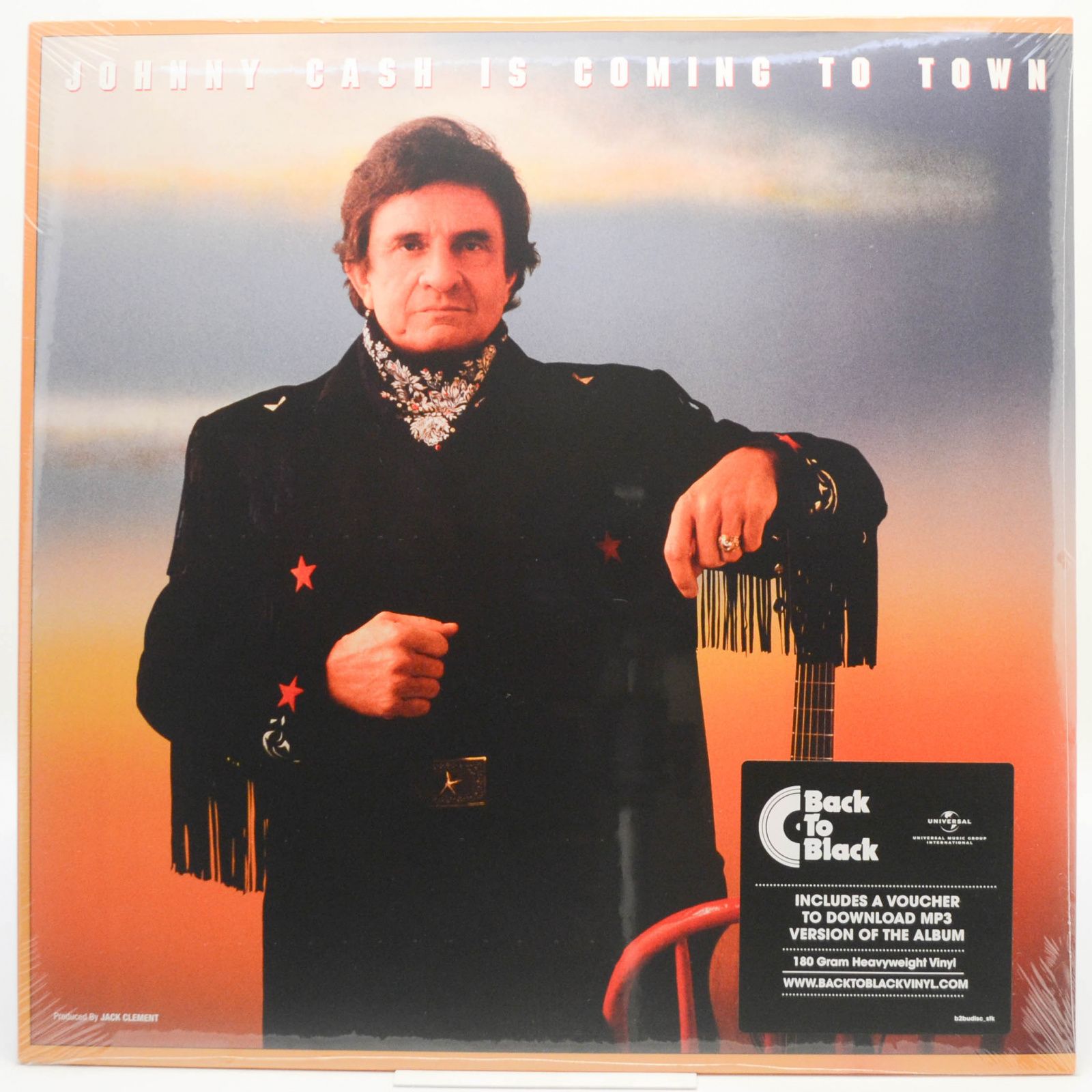 Виниловая пластинка Johnny Cash Is Coming To Town, 1987